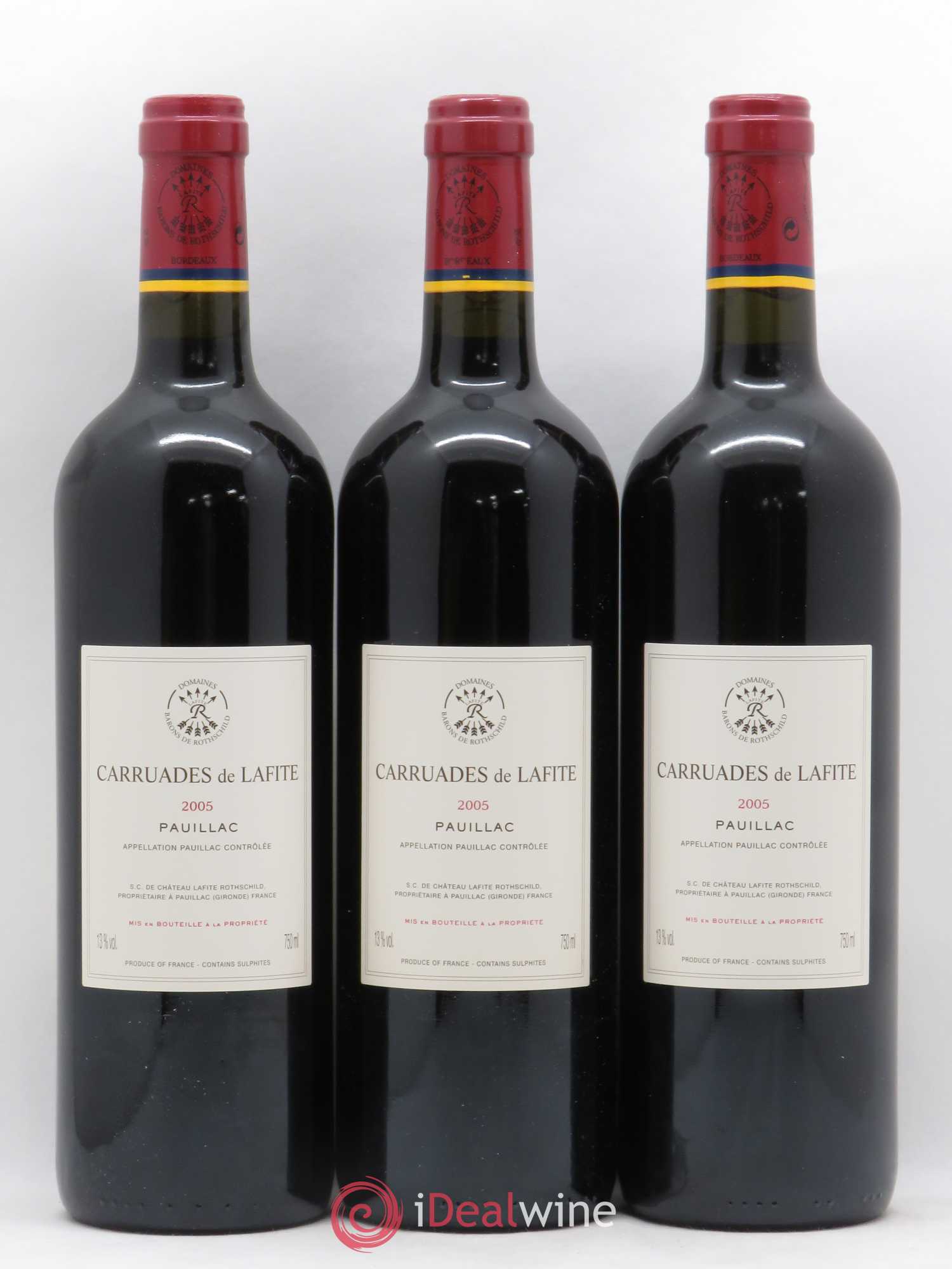 Carruades de Lafite Rothschild Second Vin 2005 - Lot de 12 bouteilles - 2