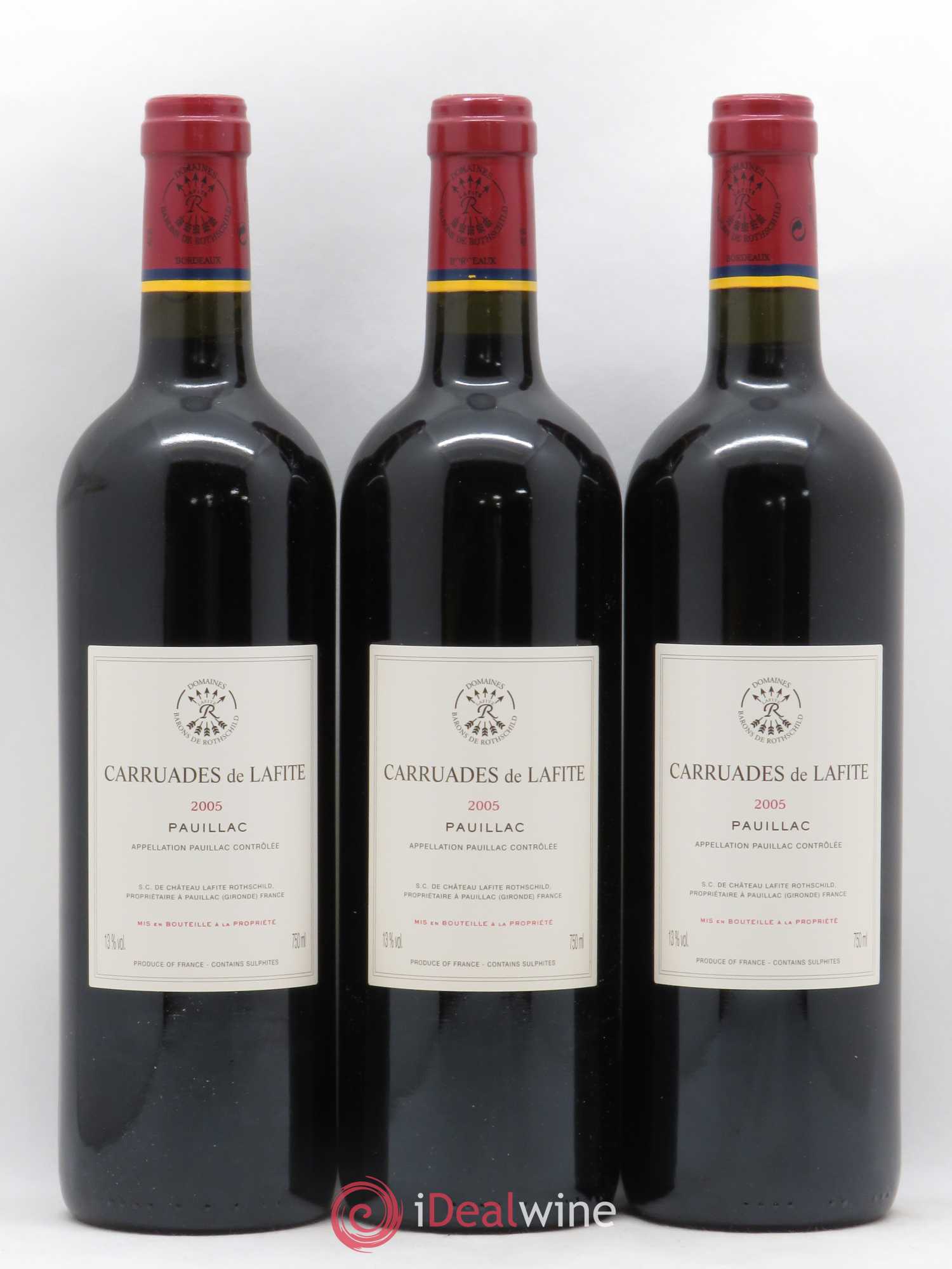 Carruades de Lafite Rothschild Second Vin 2005 - Lot de 12 bouteilles - 6