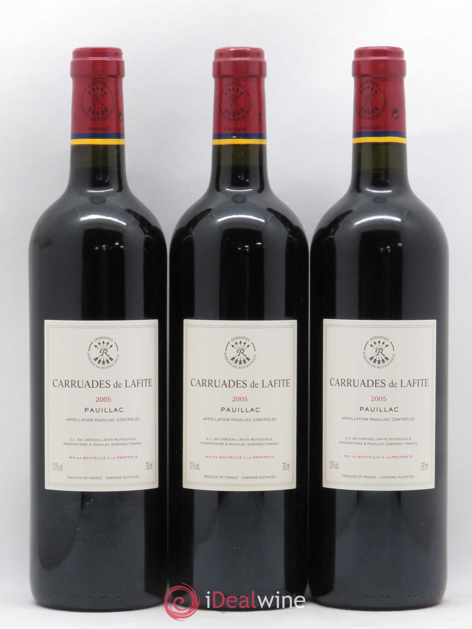 Carruades de Lafite Rothschild Second Vin 2005 - Lot de 12 bouteilles - 8
