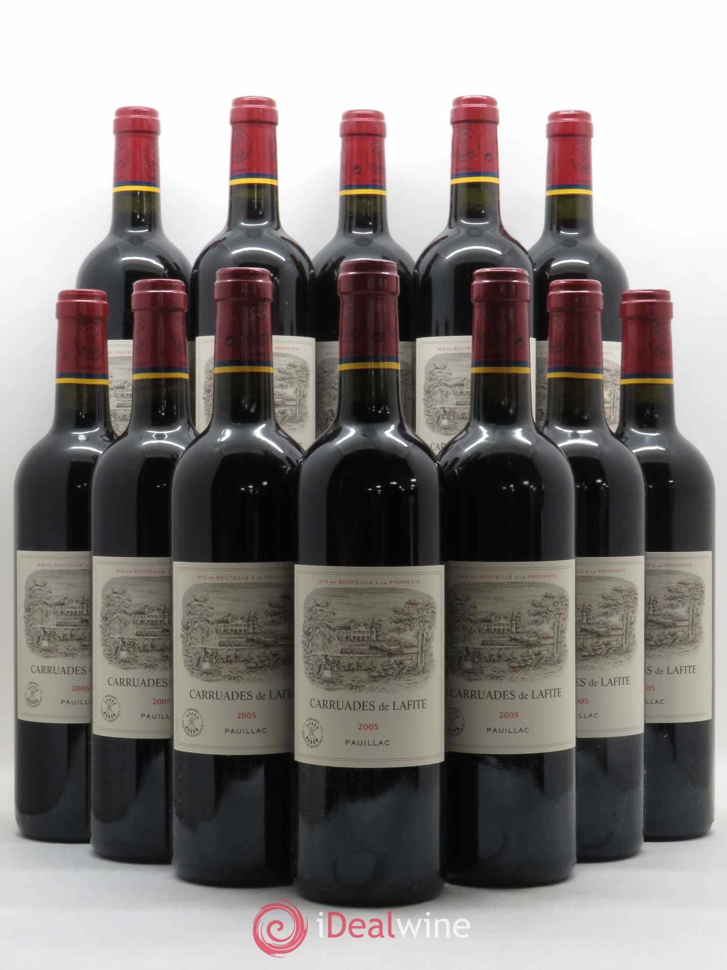 Carruades de Lafite Rothschild Second Vin 2005 - Lot de 12 bouteilles - 0