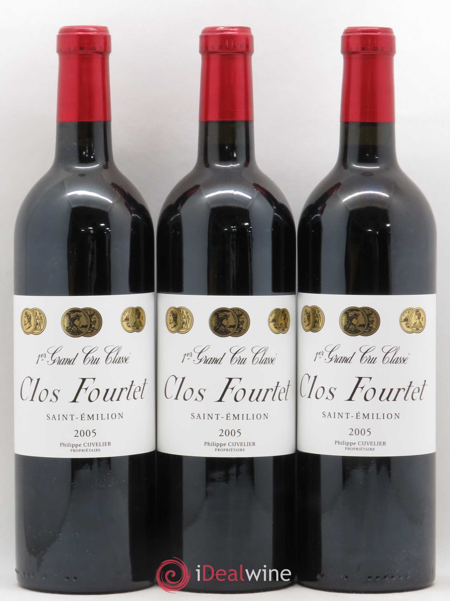 Clos Fourtet 1er Grand Cru Classé B 2005 - Lot de 12 bouteilles - 2