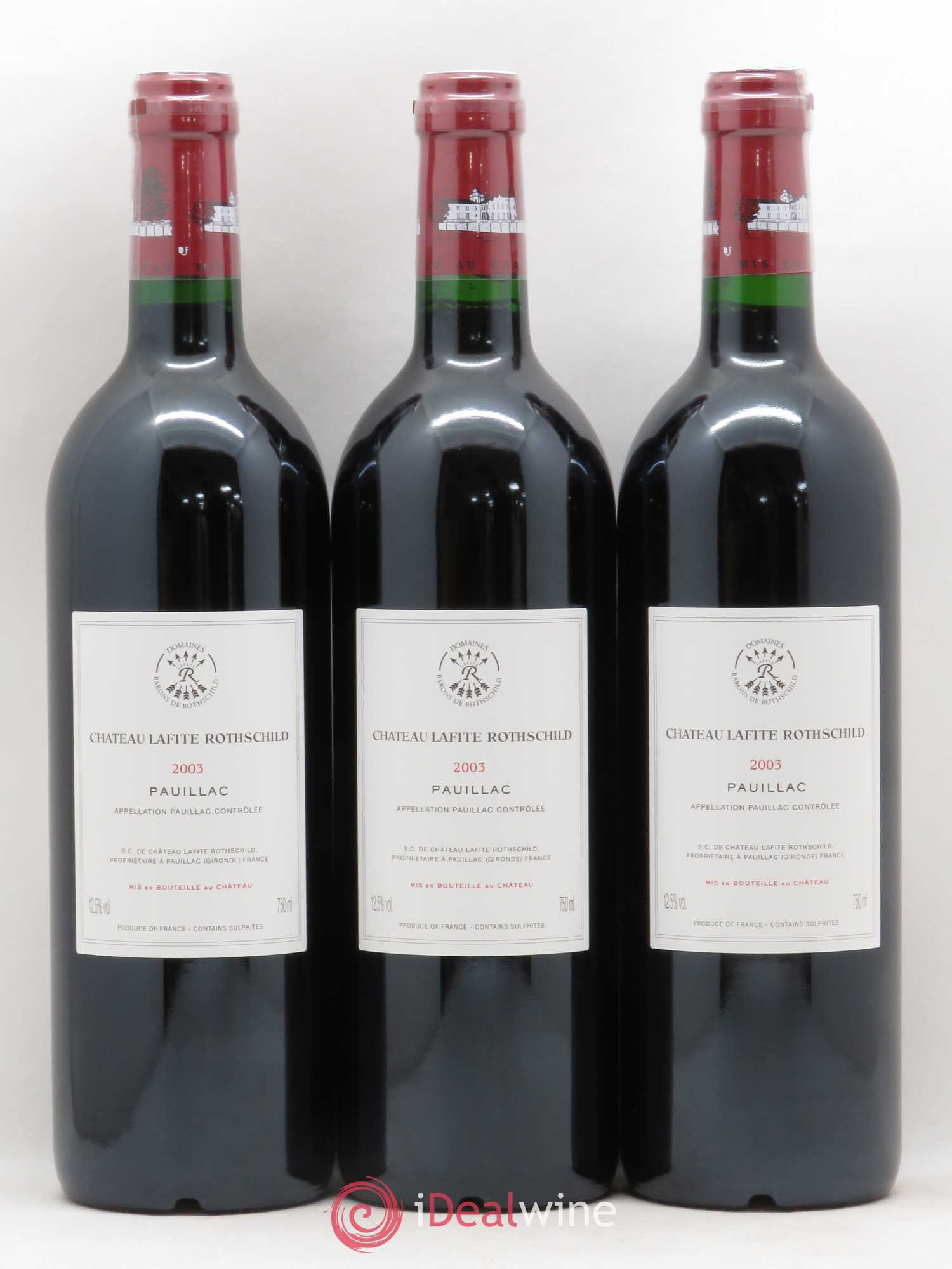 Château Lafite Rothschild 1er Grand Cru Classé 2003 - Lot de 6 bouteilles - 4