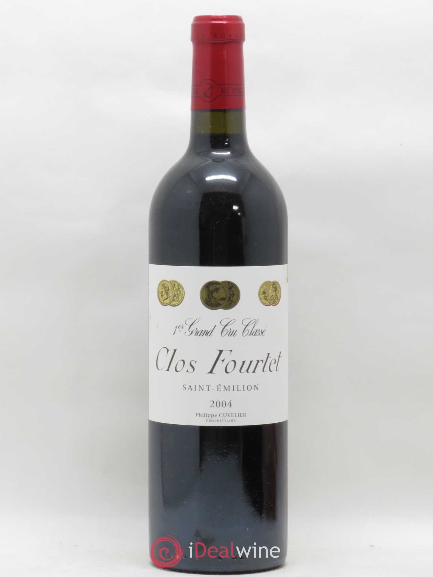 Clos Fourtet 1er Grand Cru Classé B 2004 - Lot de 1 bouteille - 0