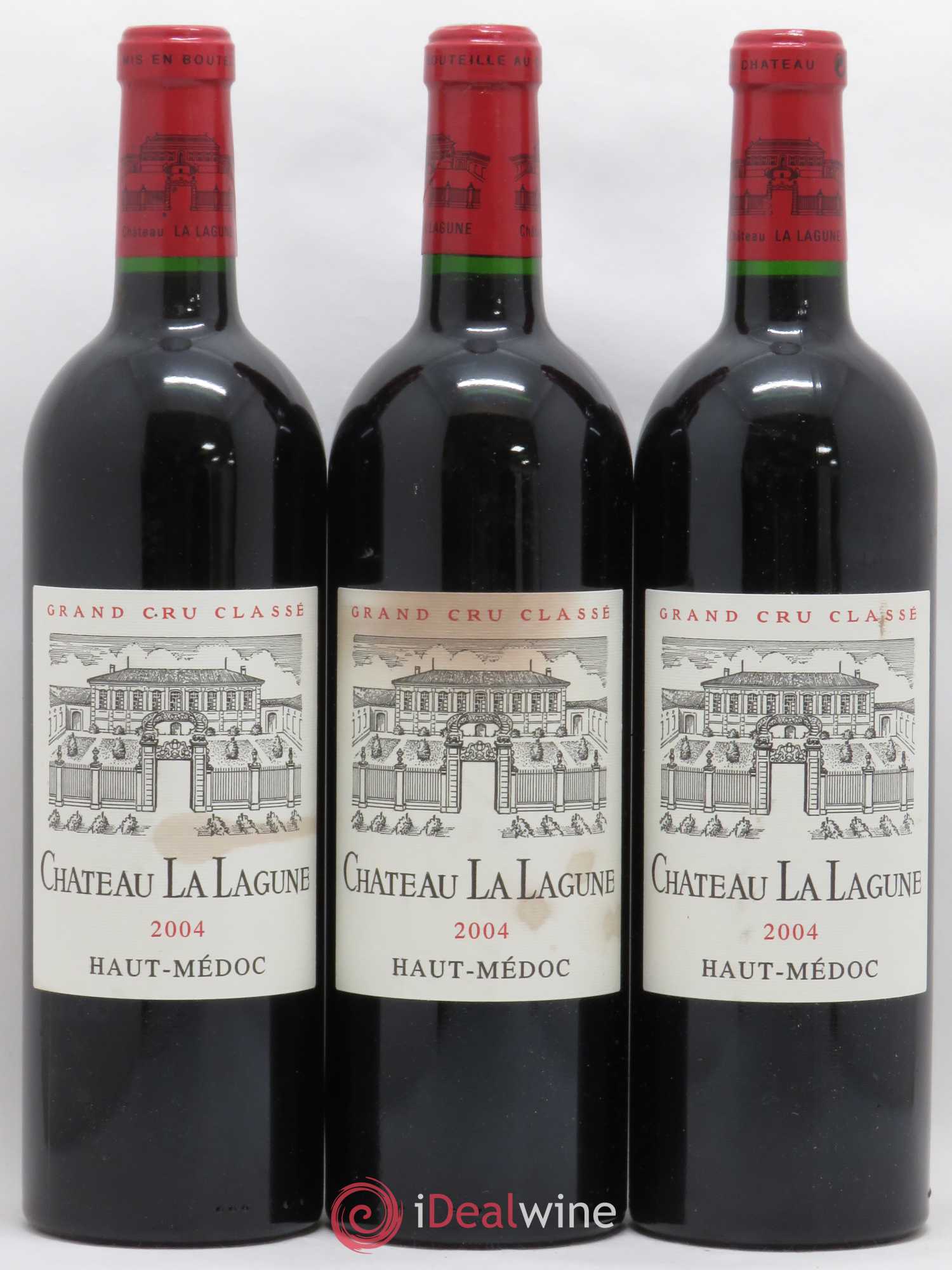 Château la Lagune 3ème Grand Cru Classé 2004 - Lot de 3 bouteilles - 0