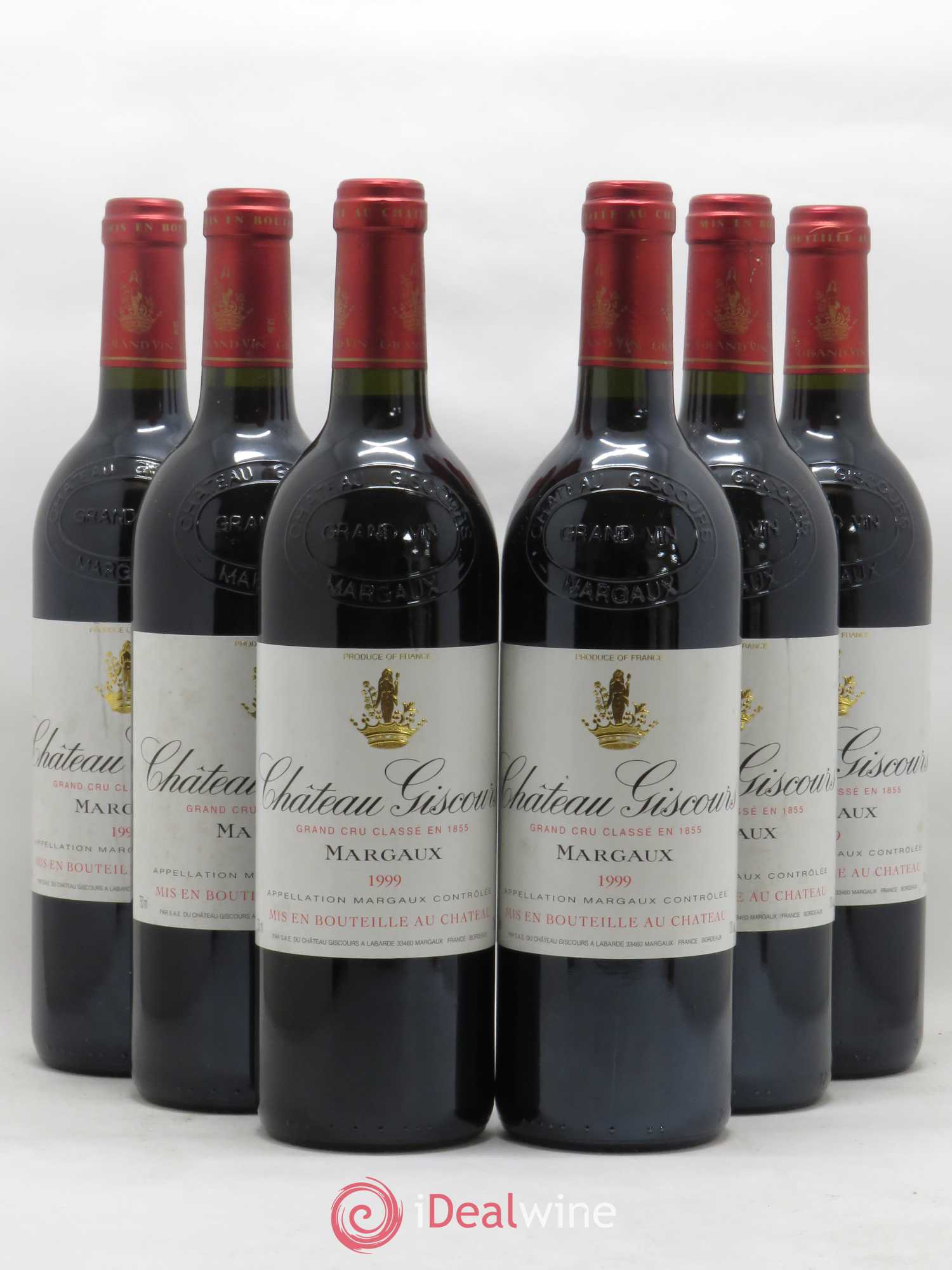 Château Giscours 3ème Grand Cru Classé 1999 - Lot de 6 bouteilles - 0