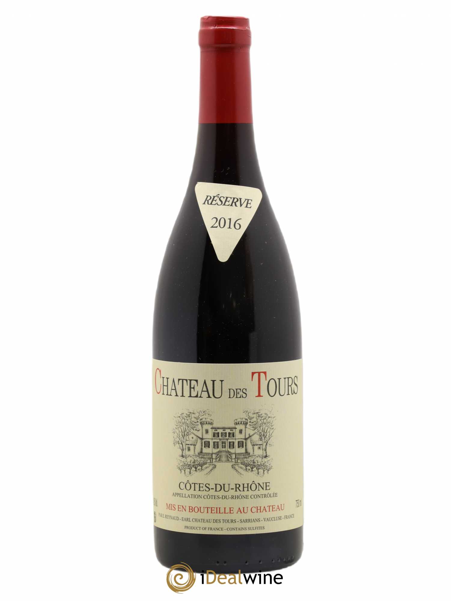Côtes-du-Rhône Château des Tours Emmanuel Reynaud 2016 - Lot de 1 bouteille - 0