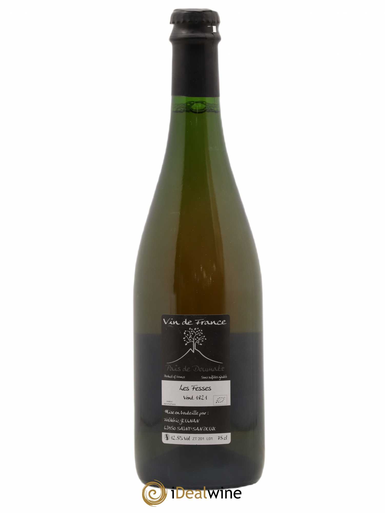 Vin de France Les Fesses Vignoble de l'Arbre Blanc 2018 - Lot de 1 bouteille - 1