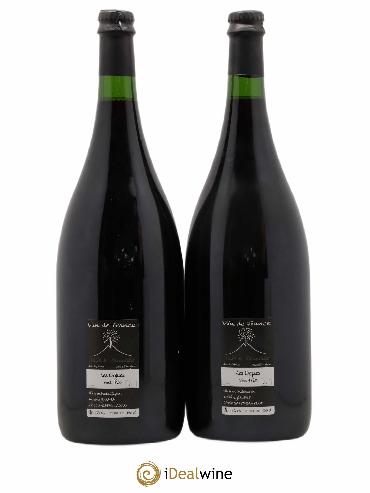 Vin de France Les Orgues Vignoble de l'Arbre Blanc 2018 - Lot de 2 magnums - 1