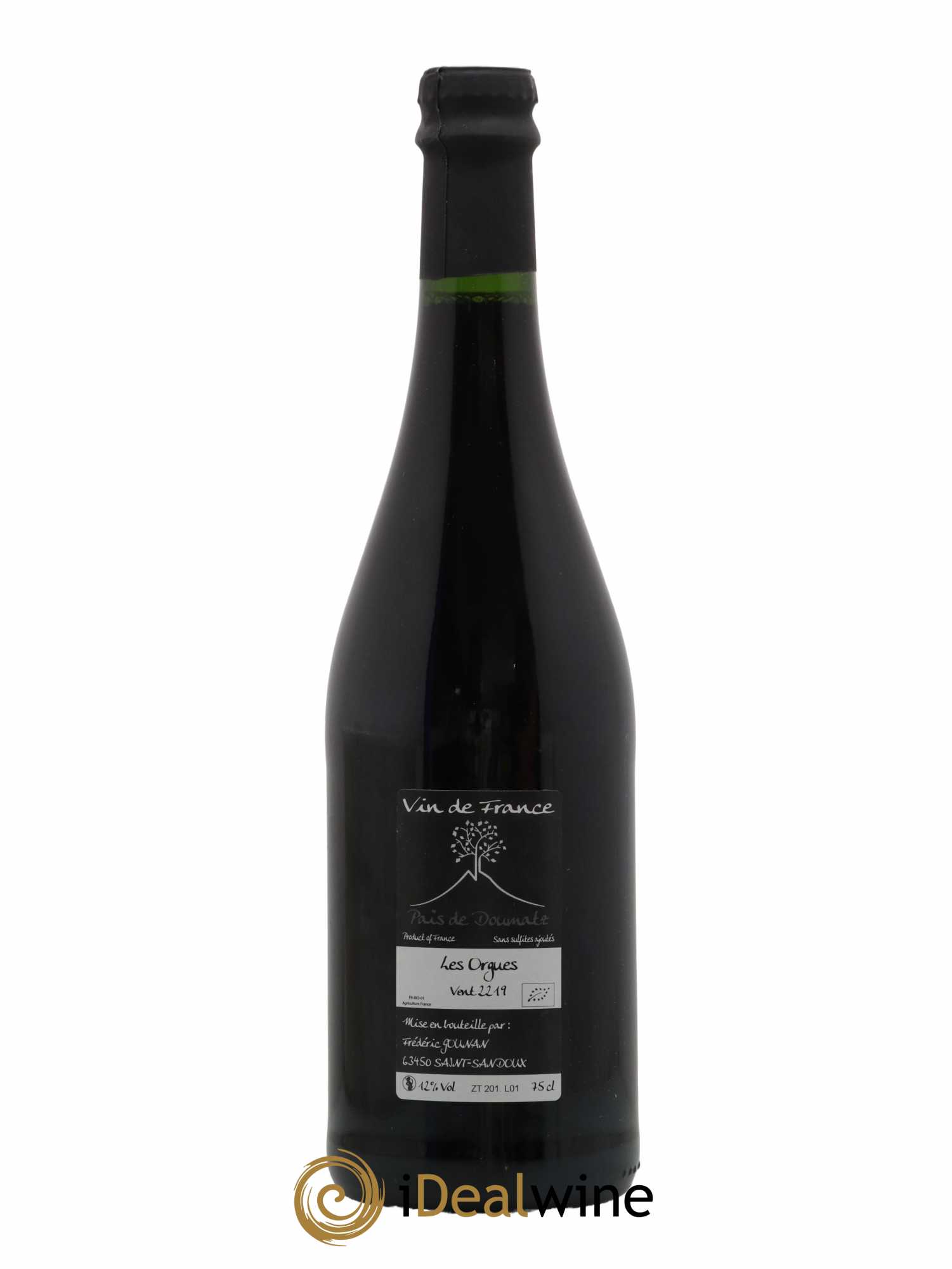 Vin de France Les Orgues Vignoble de l'Arbre Blanc 2019 - Lot de 1 bouteille - 1