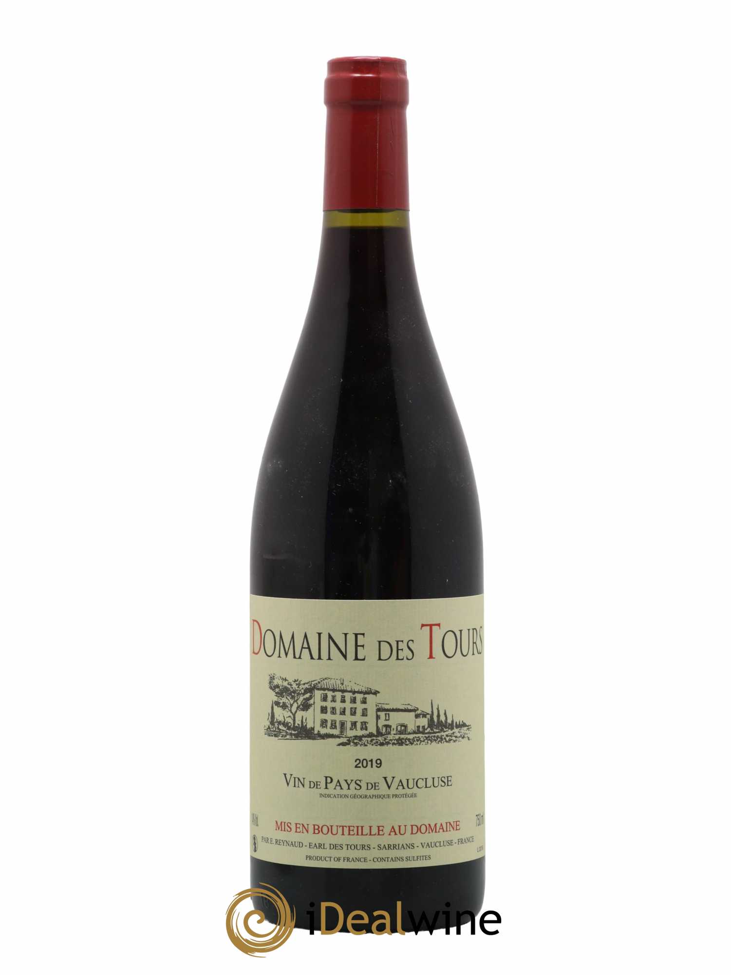 Vaucluse (Vin de Pays de Vaucluse) Domaine des Tours Emmanuel Reynaud 2019 - Lot de 1 bouteille - 0