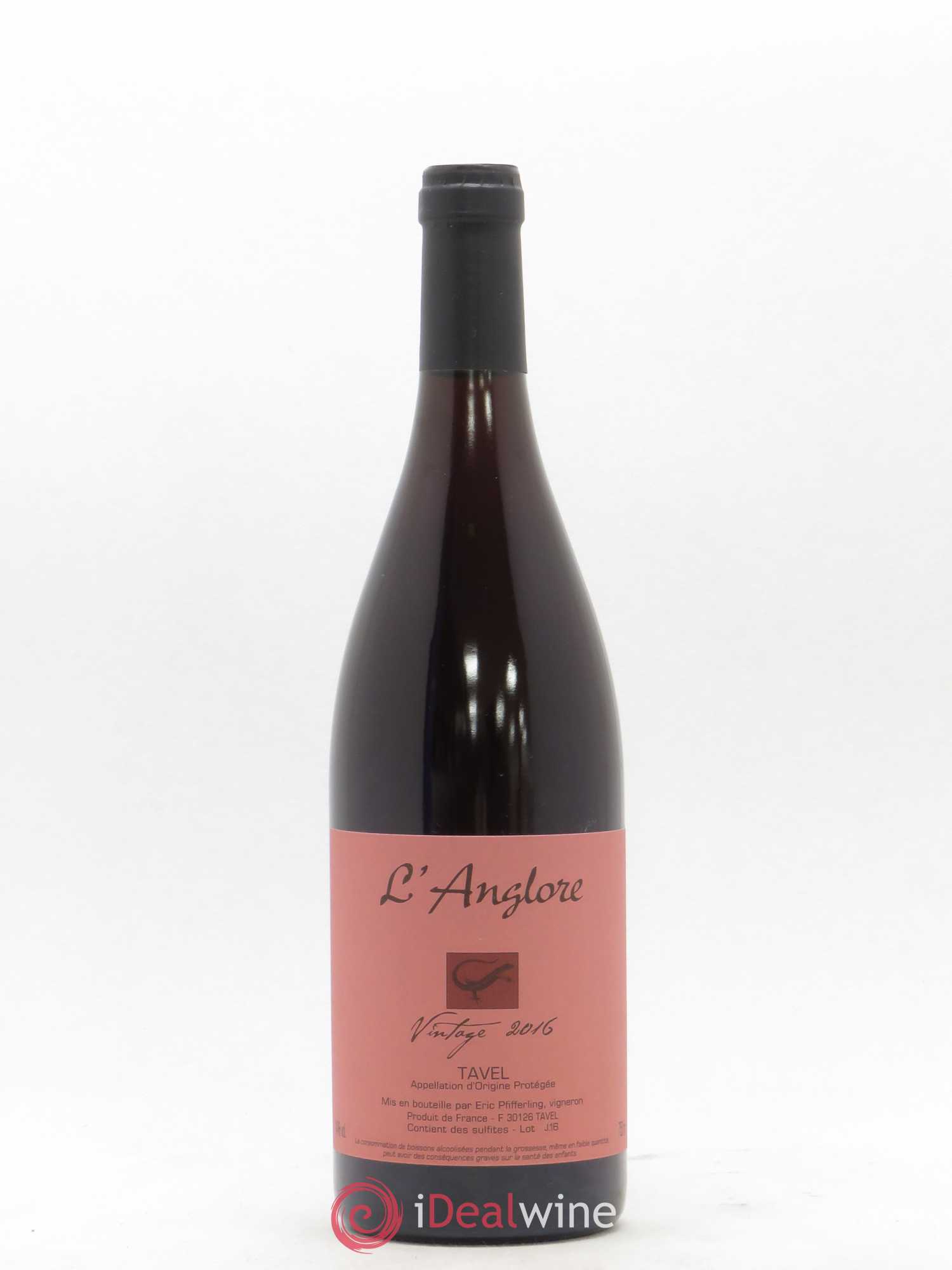 Tavel Vintage L'Anglore 2016 - Lot de 1 bouteille - 0
