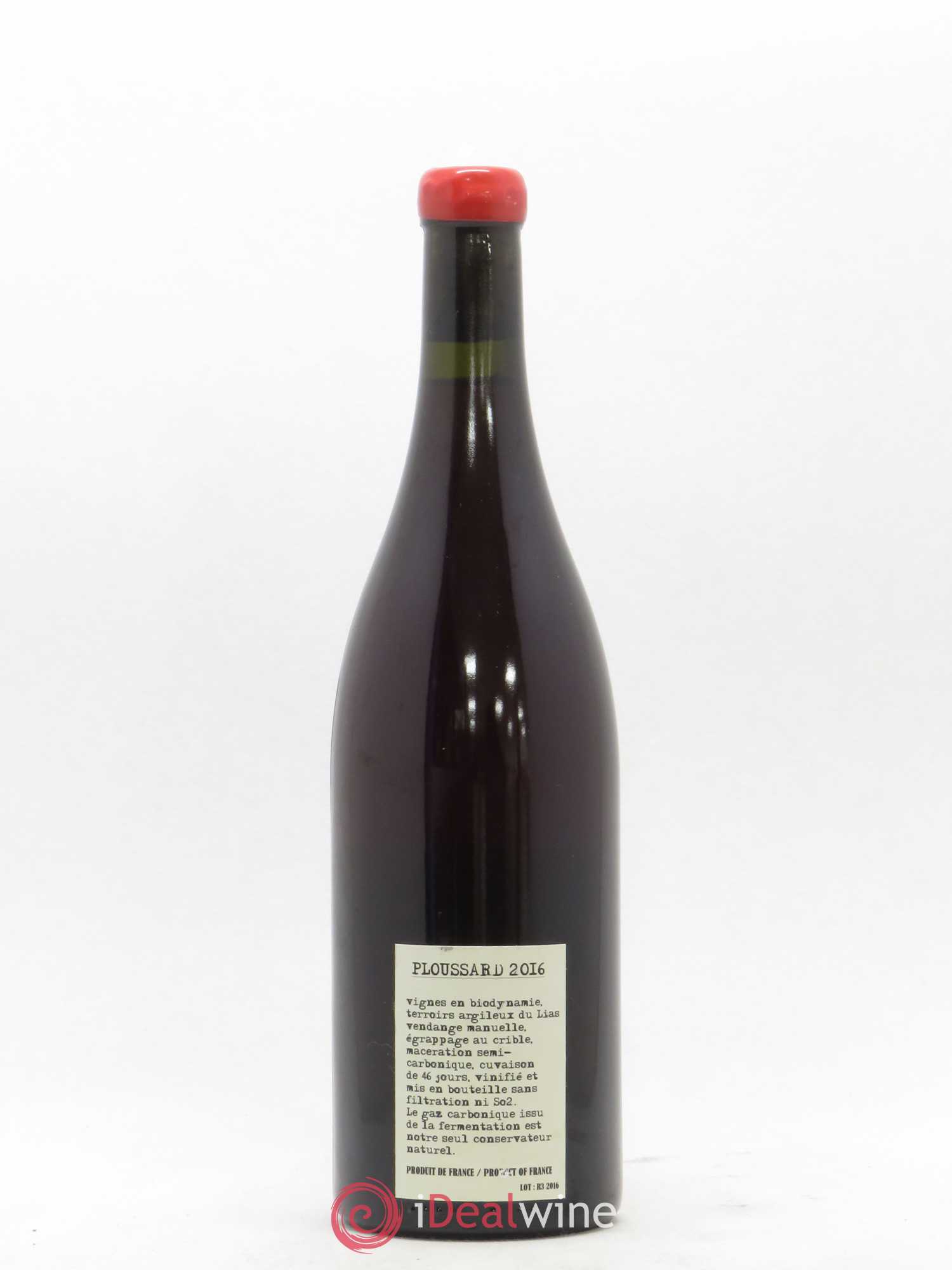 Arbois Ploussard Adeline Houillon & Renaud Bruyère 2016 - Lot de 1 bouteille - 1