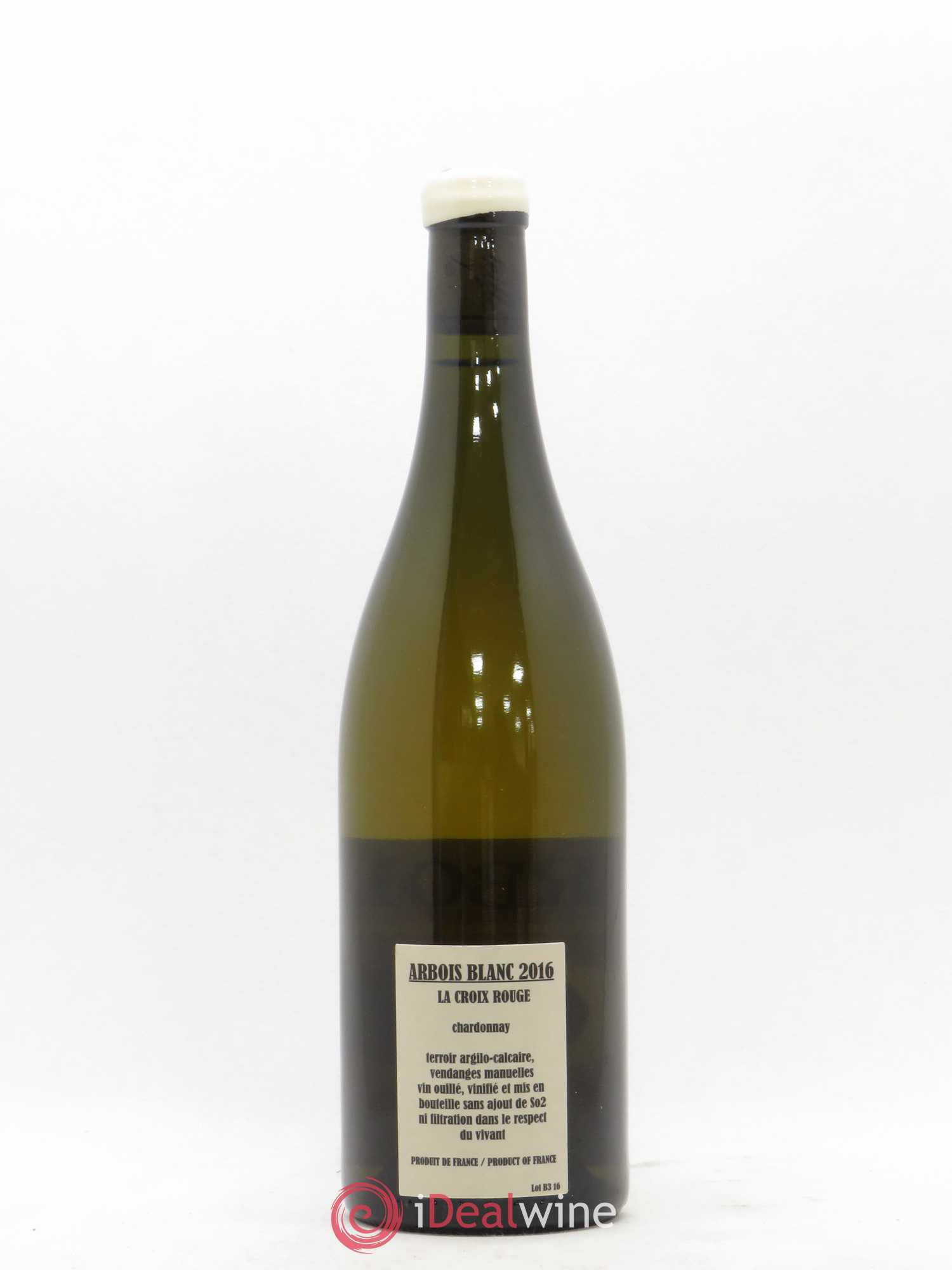 Arbois Chardonnay La Croix Rouge Adeline Houillon & Renaud Bruyère 2016 - Lot de 1 bouteille - 1