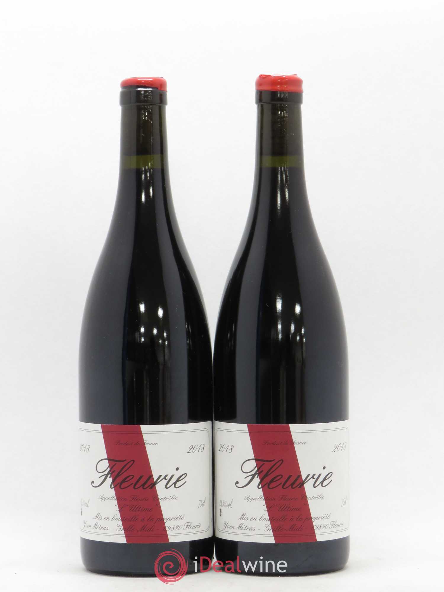 Fleurie l'Ultime Yvon Métras 2018 - Lot de 2 bouteilles - 0