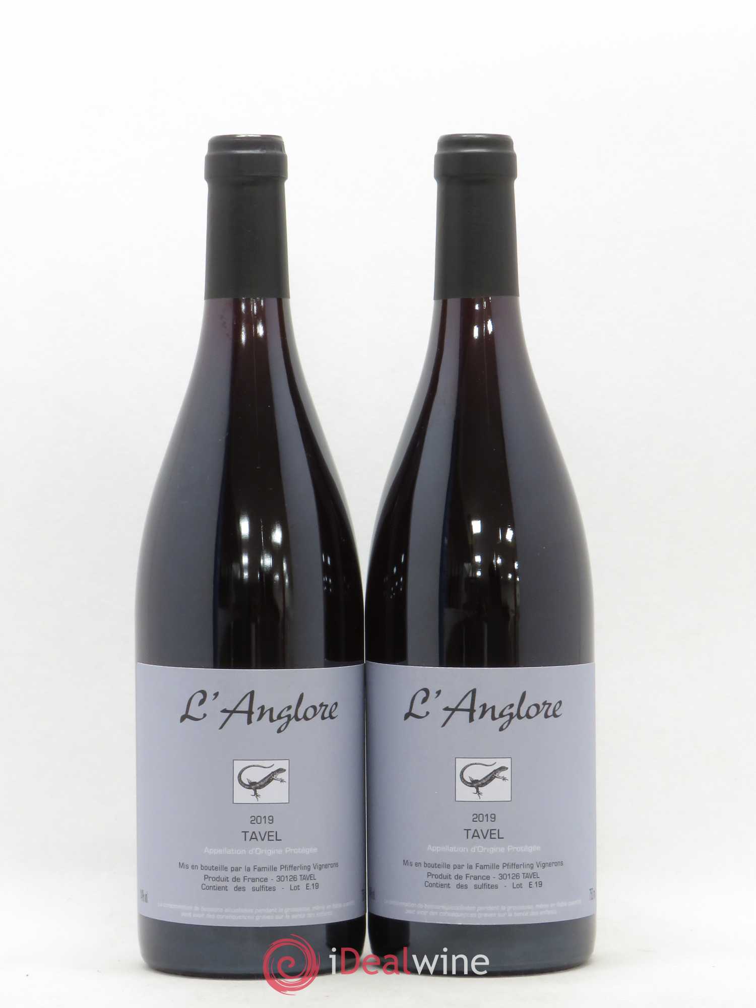Tavel L'Anglore 2019 - Posten von 2 Flaschen - 0