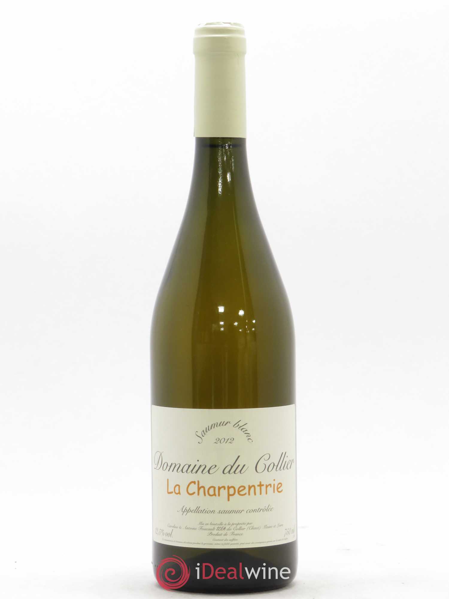 Saumur La Charpentrie Domaine du Collier (sans prix de réserve) 2012 - Lot de 1 bouteille - 0