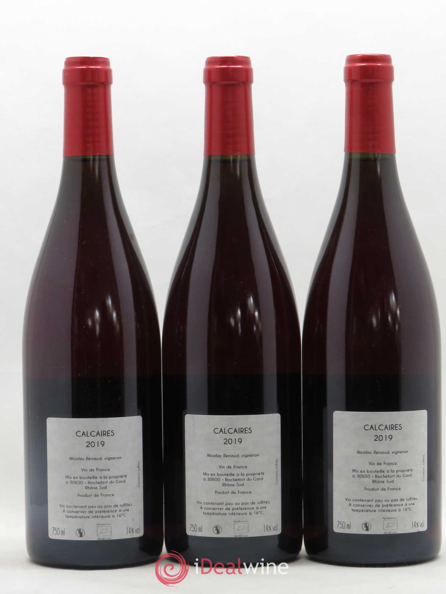 Vin de France Clos des Grillons Calcaire 2019 - Lot de 3 bouteilles - 1