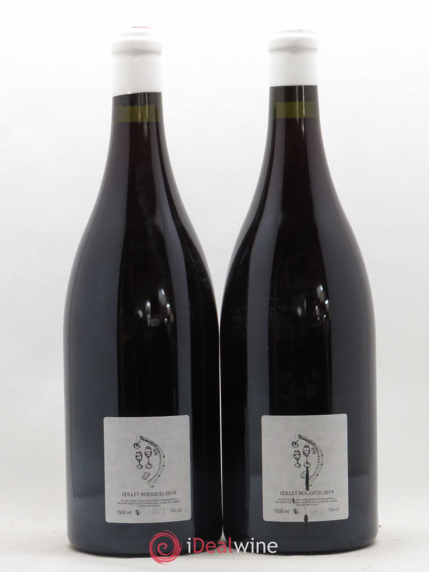 Vin de France Clos des Grillons Oeillet Rouges 2019 - Lot of 2 magnums - 1