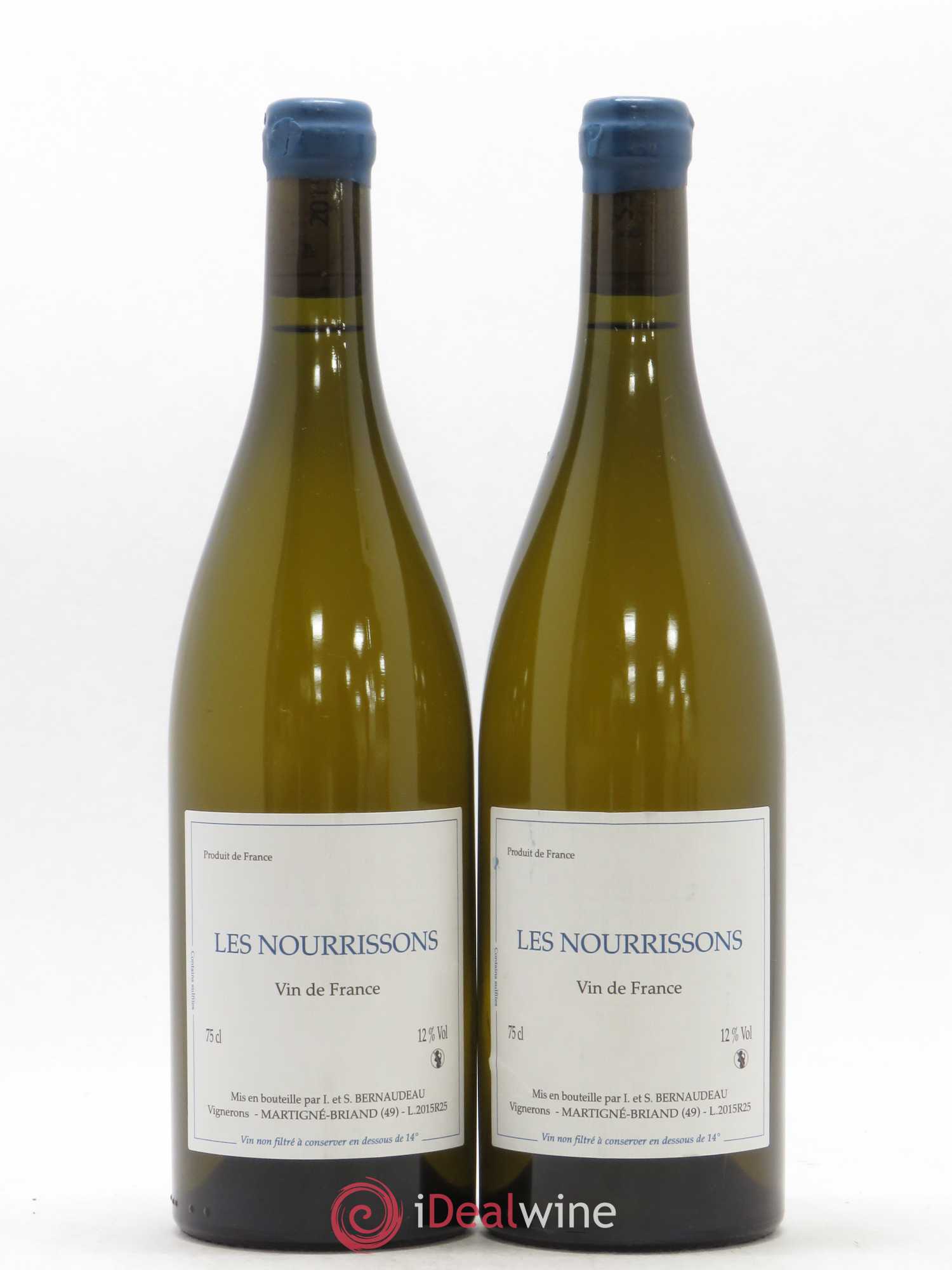 Vin de France Les Nourrissons Stéphane Bernaudeau 2015 - Lot de 2 bouteilles - 0