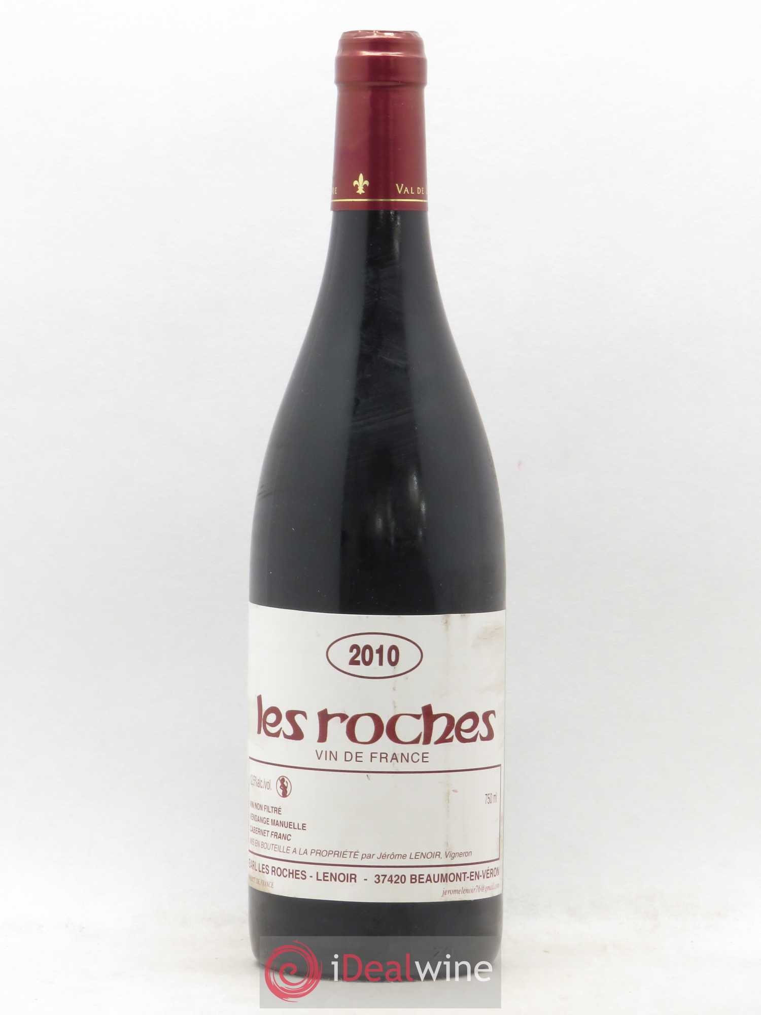 Vin de France Les Roches Lenoir 2010 - Lot de 1 bouteille - 0