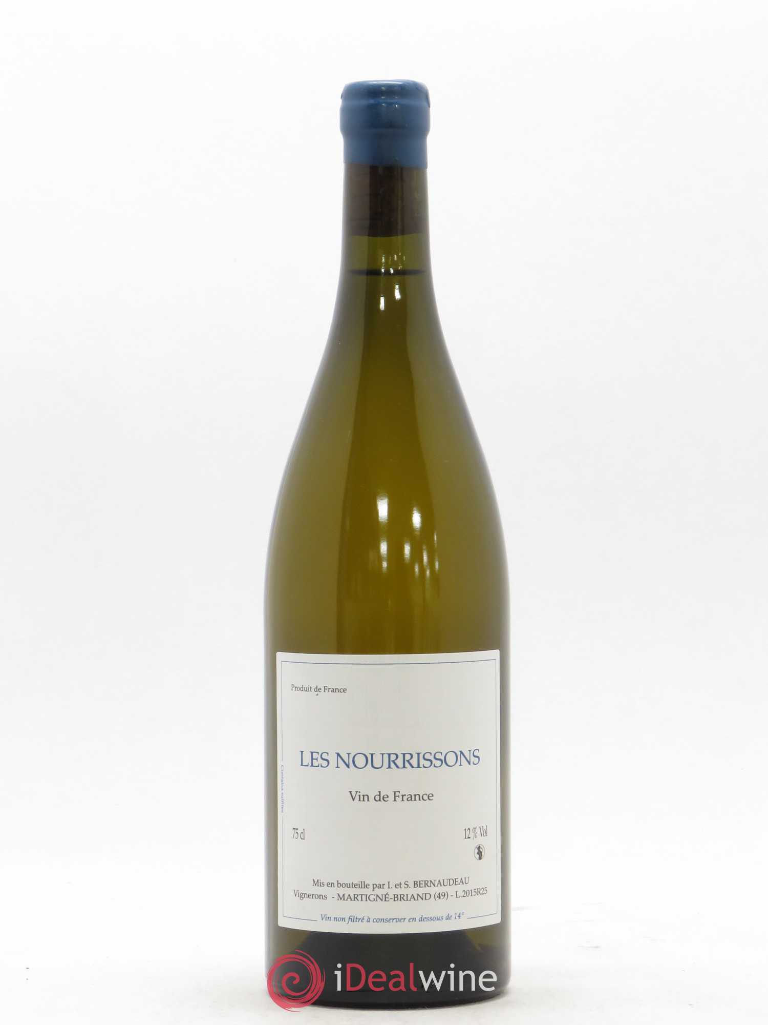 Vin de France Les Nourrissons Stéphane Bernaudeau 2015 - Lot de 1 bouteille - 0