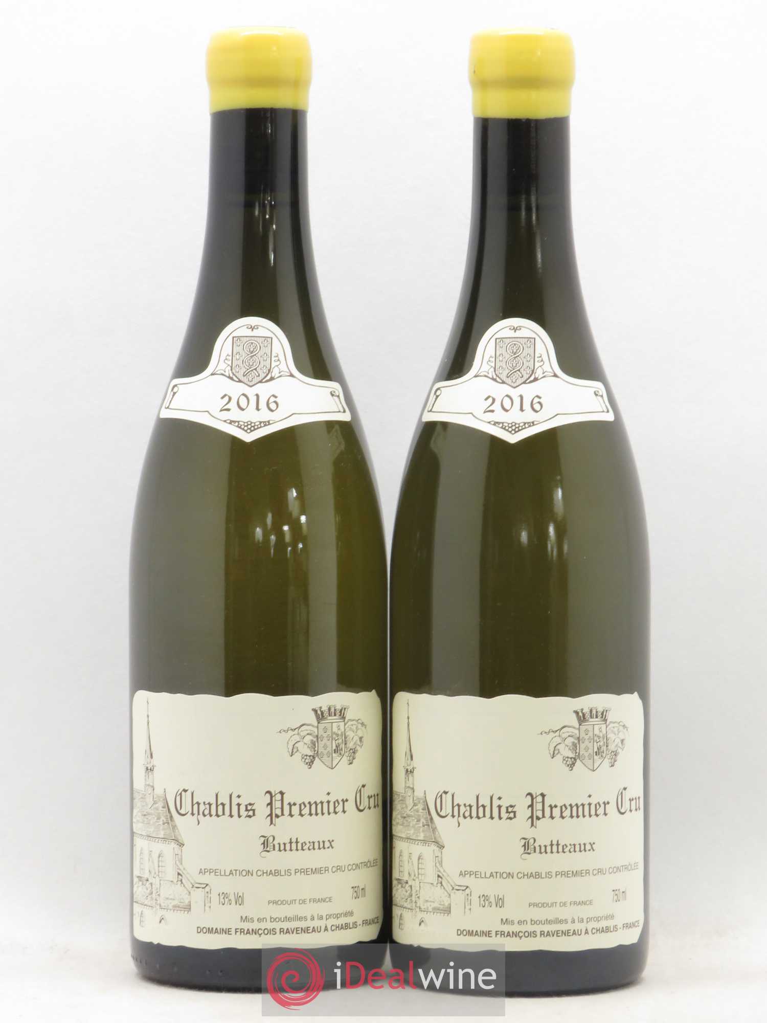 Chablis 1er Cru Butteaux Raveneau (Domaine) 2016 - Lot de 2 bouteilles - 0
