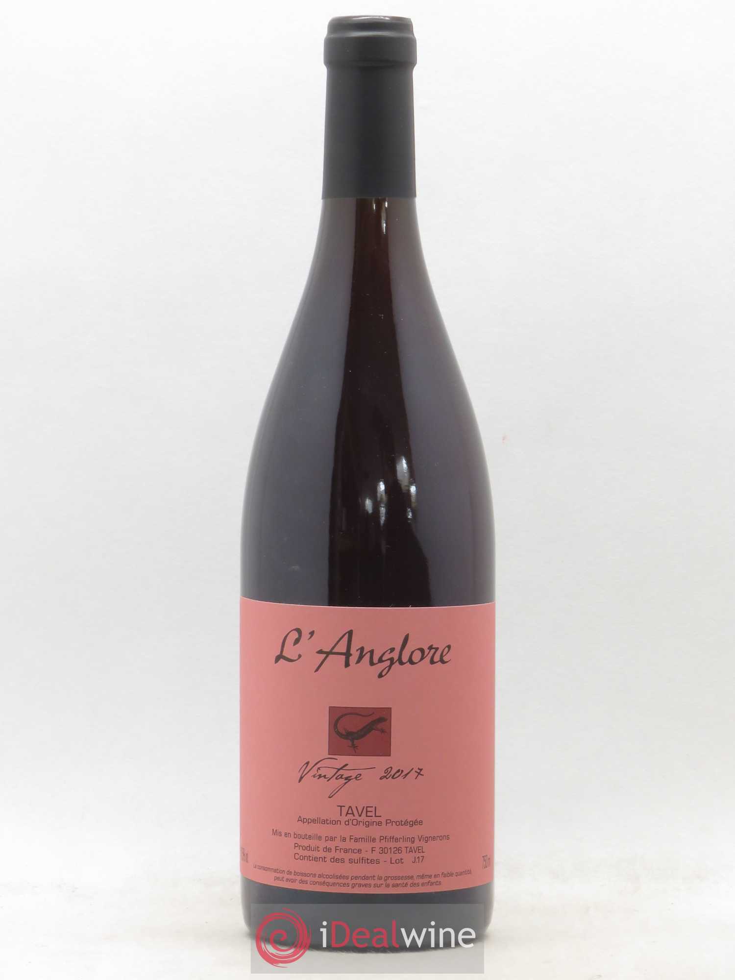 Tavel Vintage L'Anglore 2017 - Lot de 1 bouteille - 0