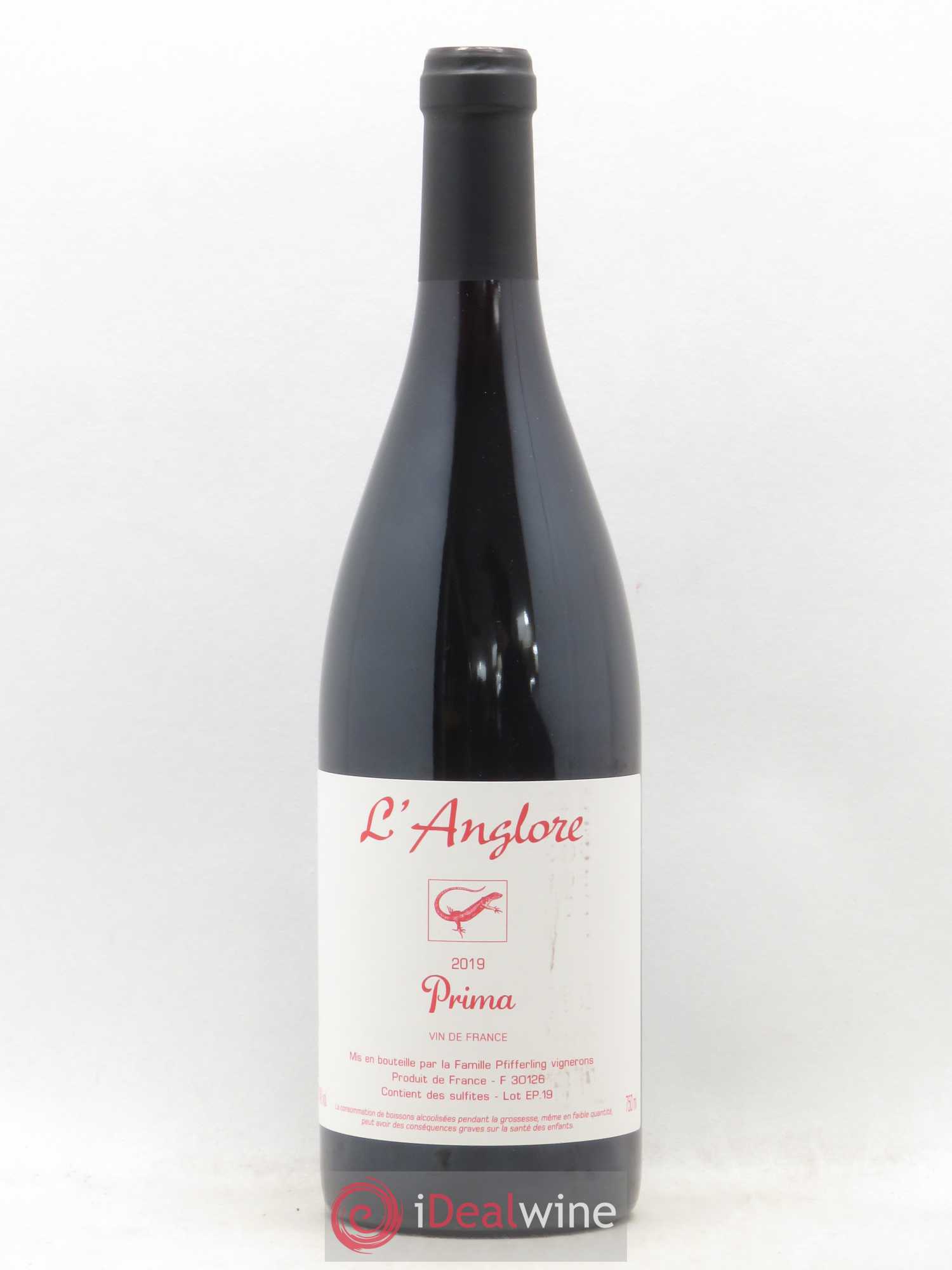 Vin de France Prima L'Anglore (sans prix de réserve) 2019 - Lot de 1 bouteille - 0