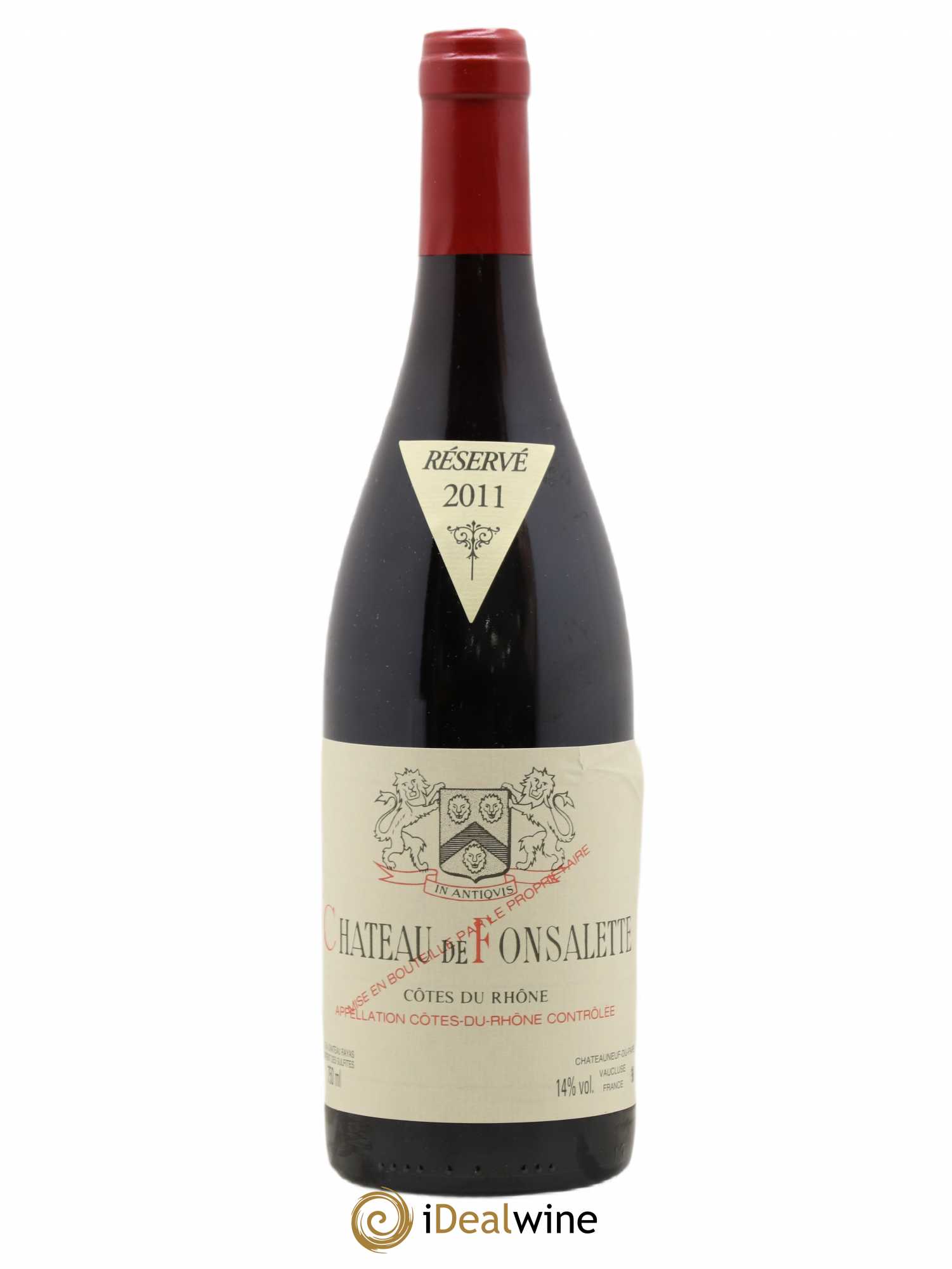 Côtes-du-Rhône Château de Fonsalette Emmanuel Reynaud 2011 - Lot de 1 bouteille - 0