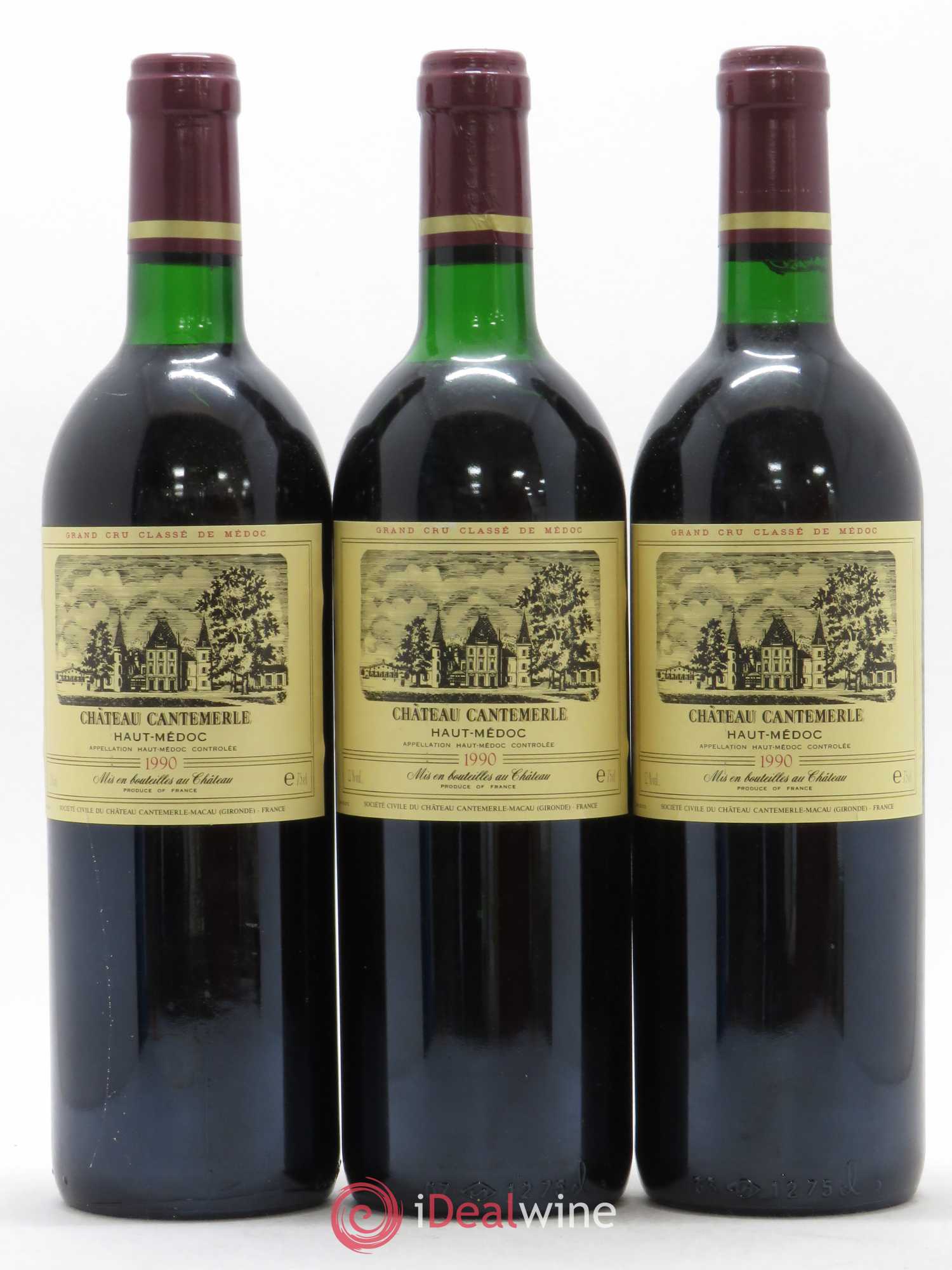 Château Cantemerle 5ème Grand Cru Classé 1990 - Lot de 12 bouteilles - 2