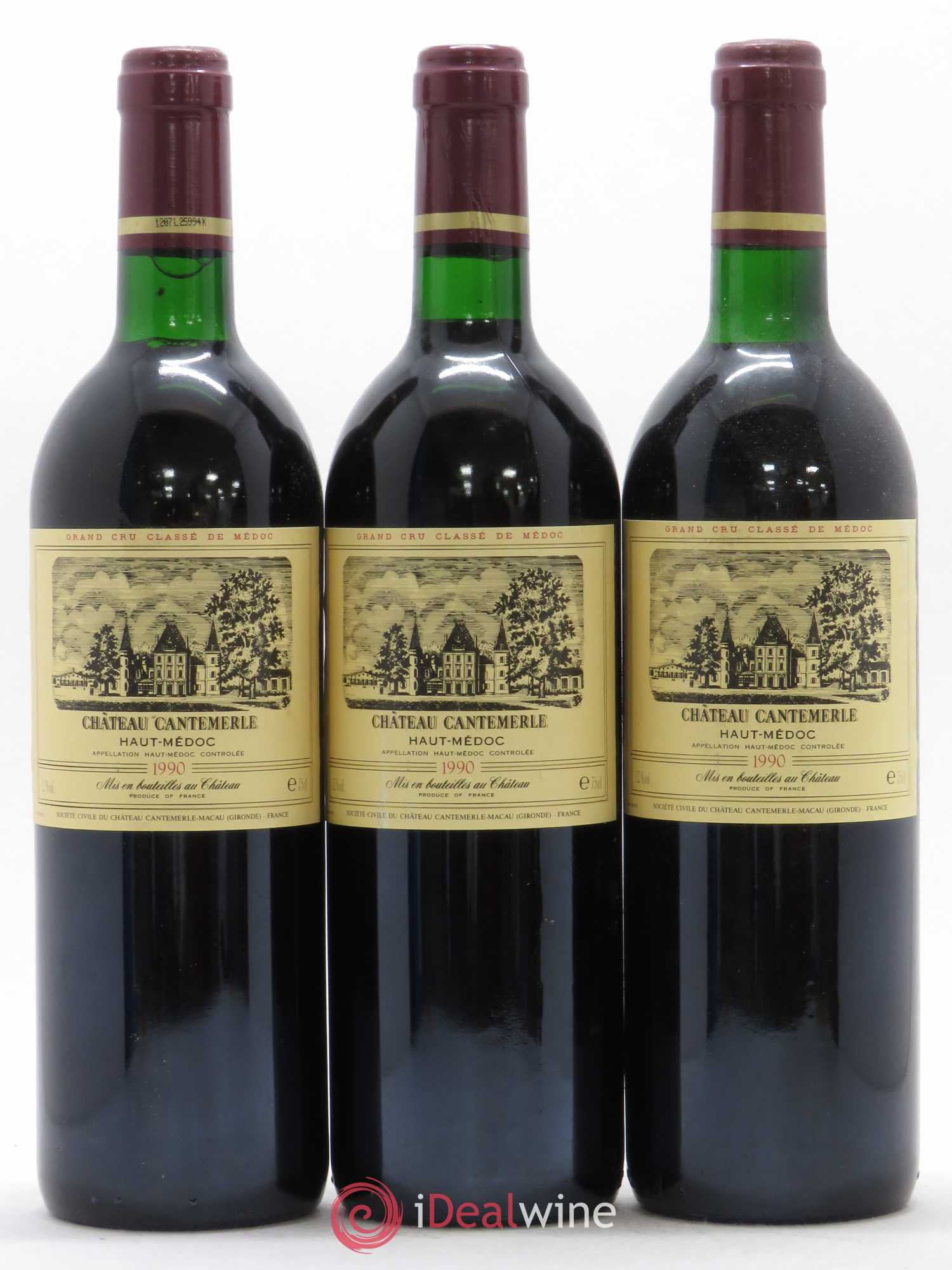 Château Cantemerle 5ème Grand Cru Classé 1990 - Lot de 12 bouteilles - 4