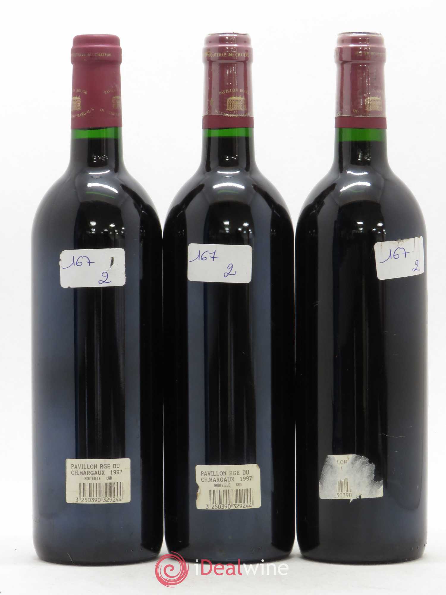 Pavillon Rouge du Château Margaux Second Vin 1997 - Lot de 3 bouteilles - 1