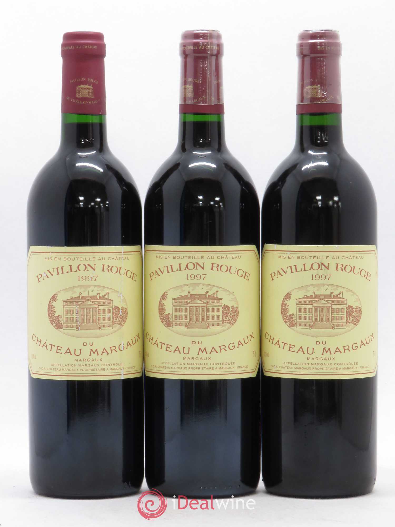 Pavillon Rouge du Château Margaux Second Vin 1997 - Lot de 3 bouteilles - 0