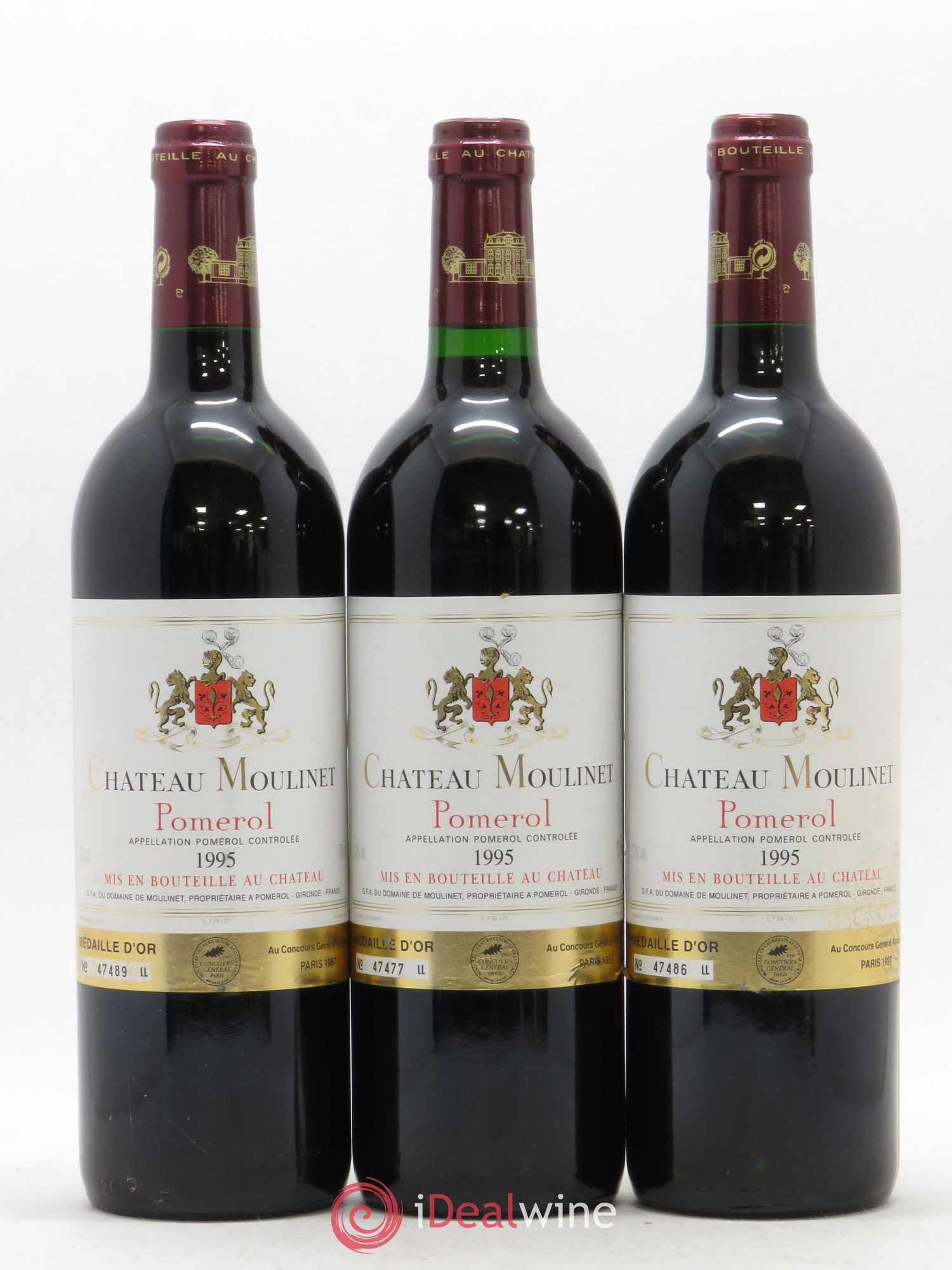 Château Moulinet 1995 - Lot de 12 bouteilles - 2