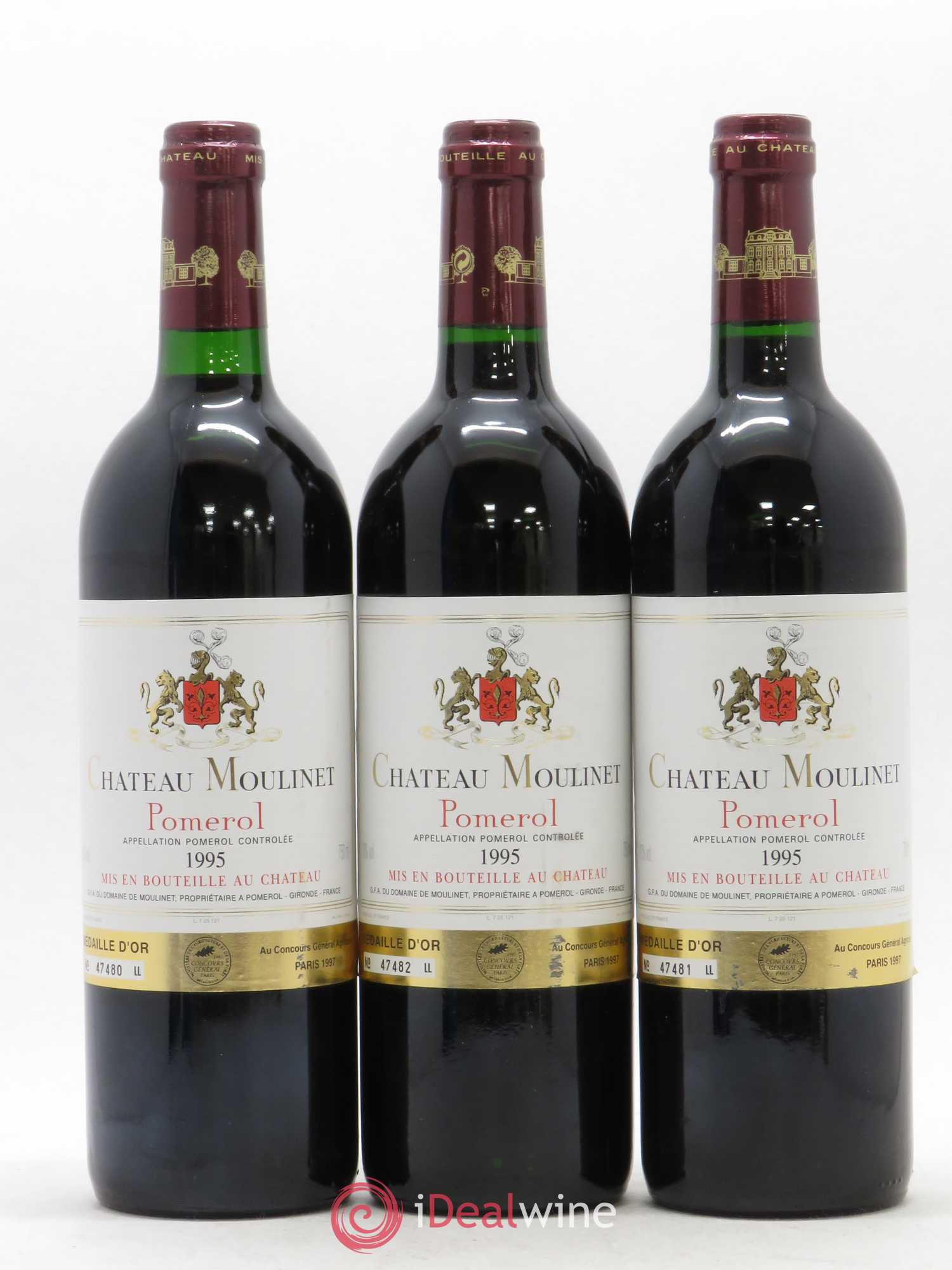 Château Moulinet 1995 - Lot de 12 bouteilles - 4