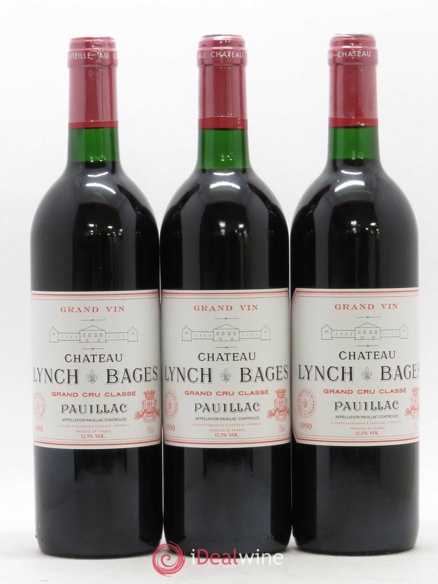 Château Lynch Bages 5ème Grand Cru Classé 1990 - Lot de 12 bouteilles - 7