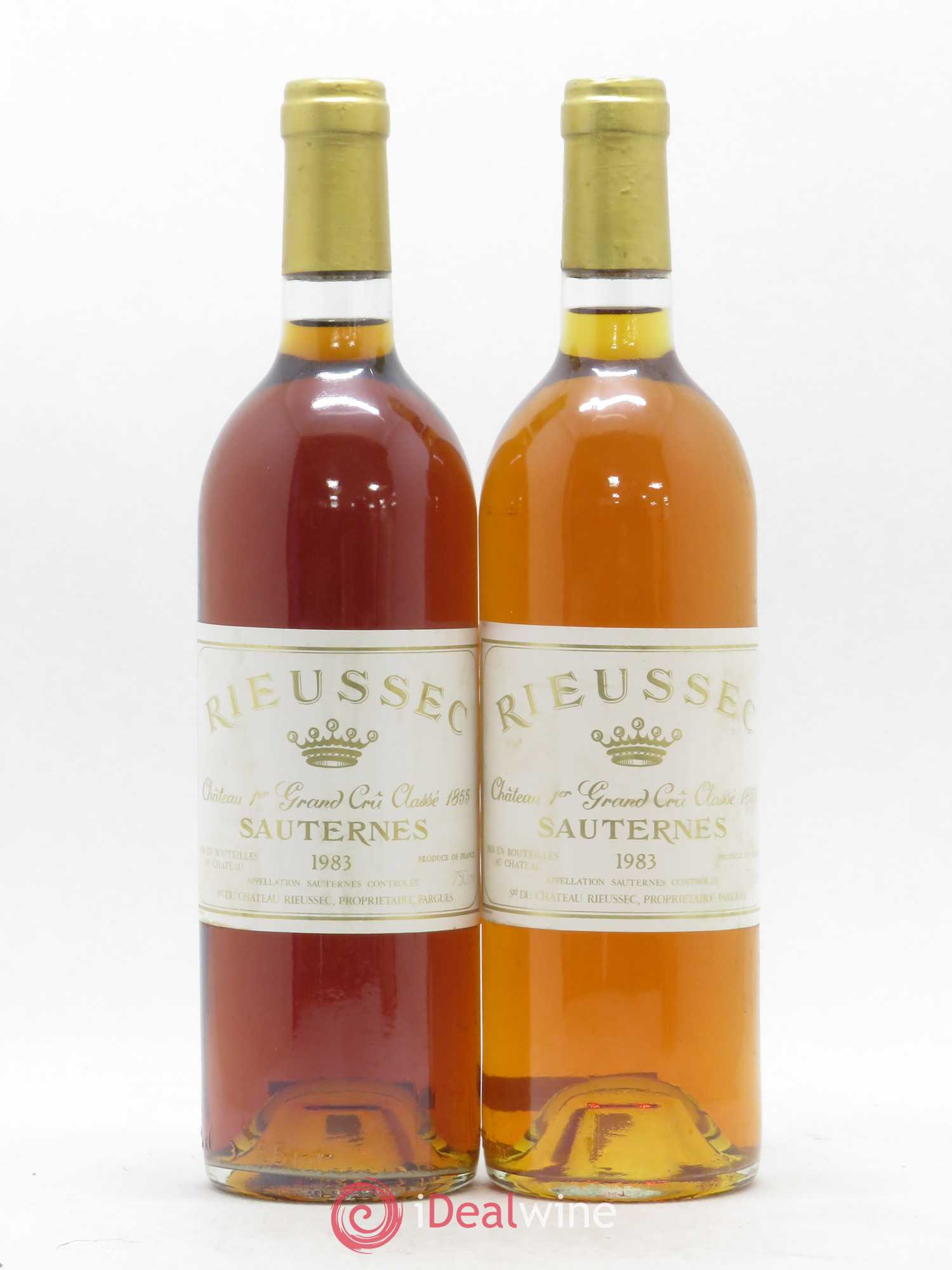 Château Rieussec 1er Grand Cru Classé 1983 - Lotto di 2 bottiglie - 0