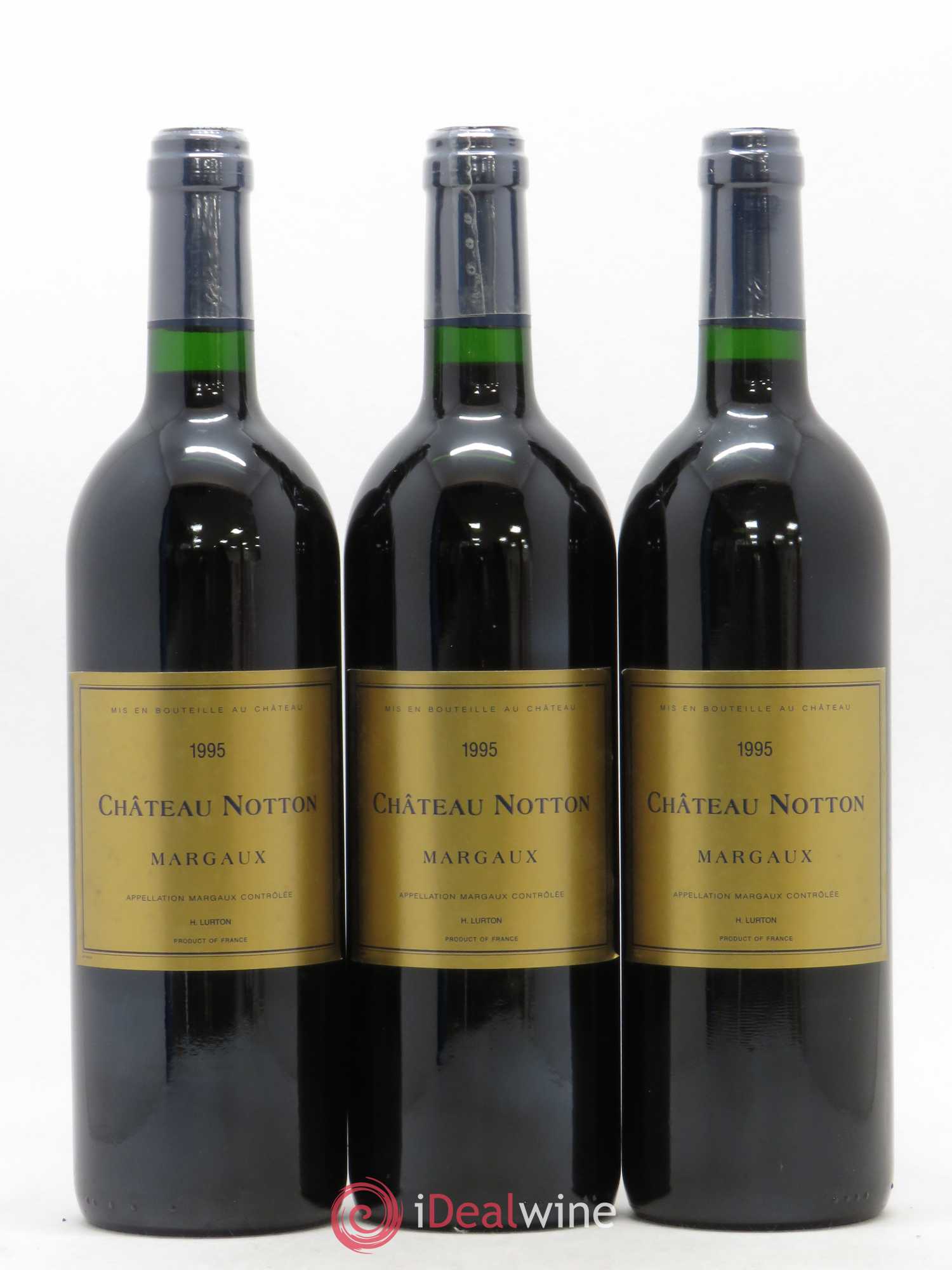 Château Notton 1995 - Lot de 6 bouteilles - 1