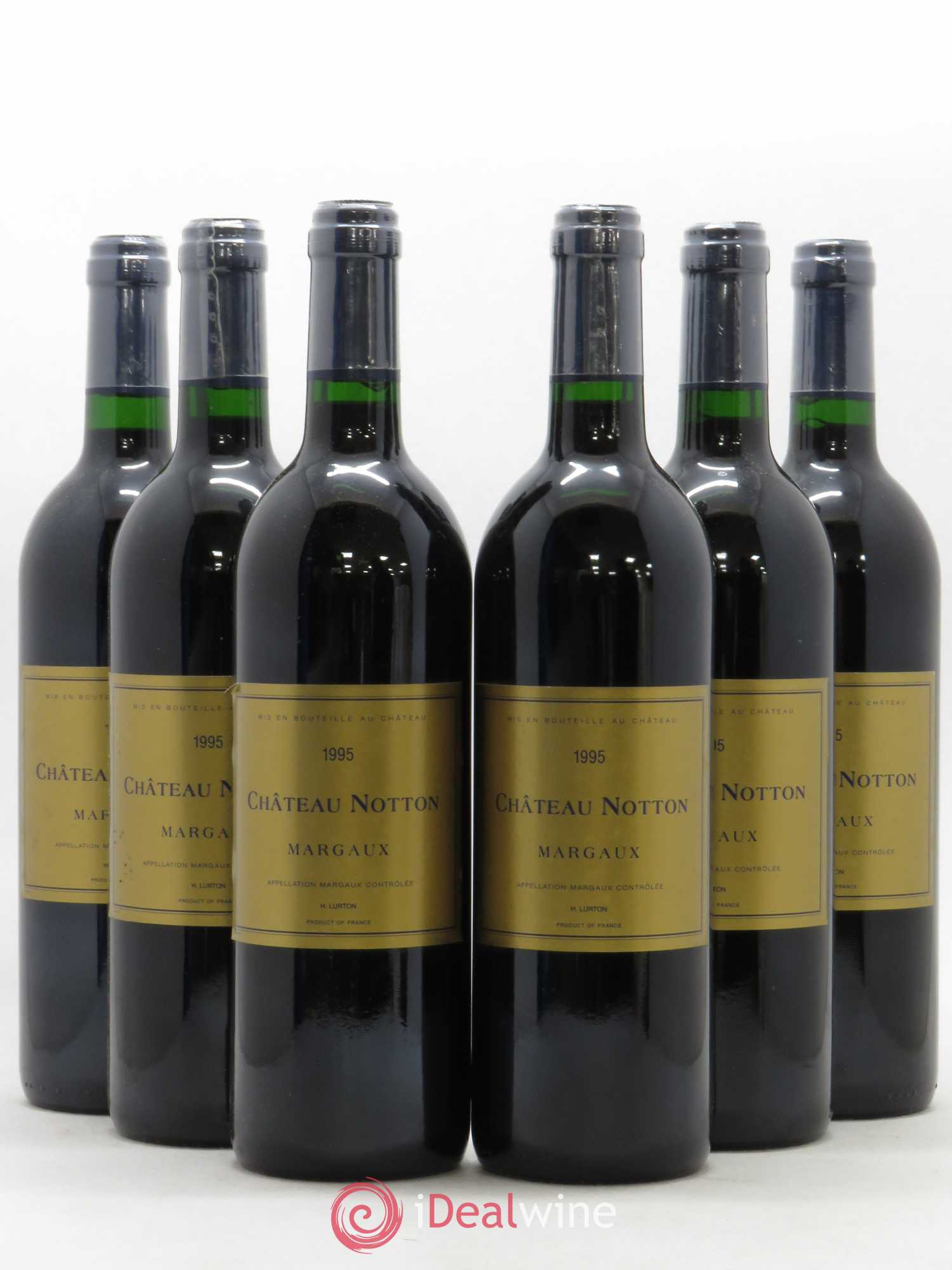 Château Notton 1995 - Lot de 6 bouteilles - 0