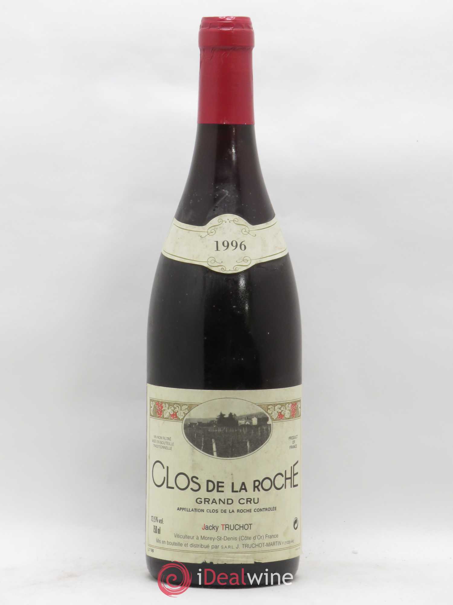 Acheter vin Clos de la Roche Grand Cru Jacky Truchot 1996 (lot