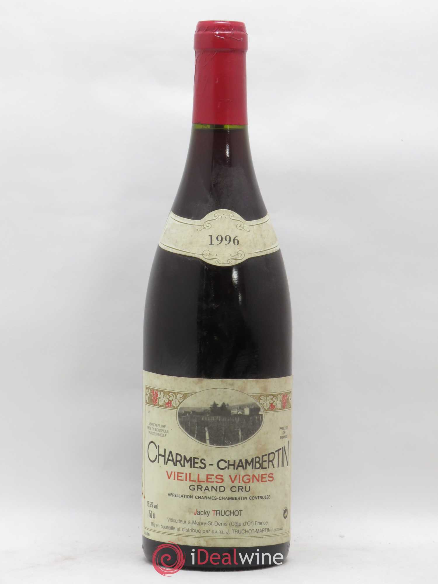 Charmes-Chambertin Grand Cru Vieilles Vignes Jacky Truchot 1996 - Lot de 1 bouteille - 0