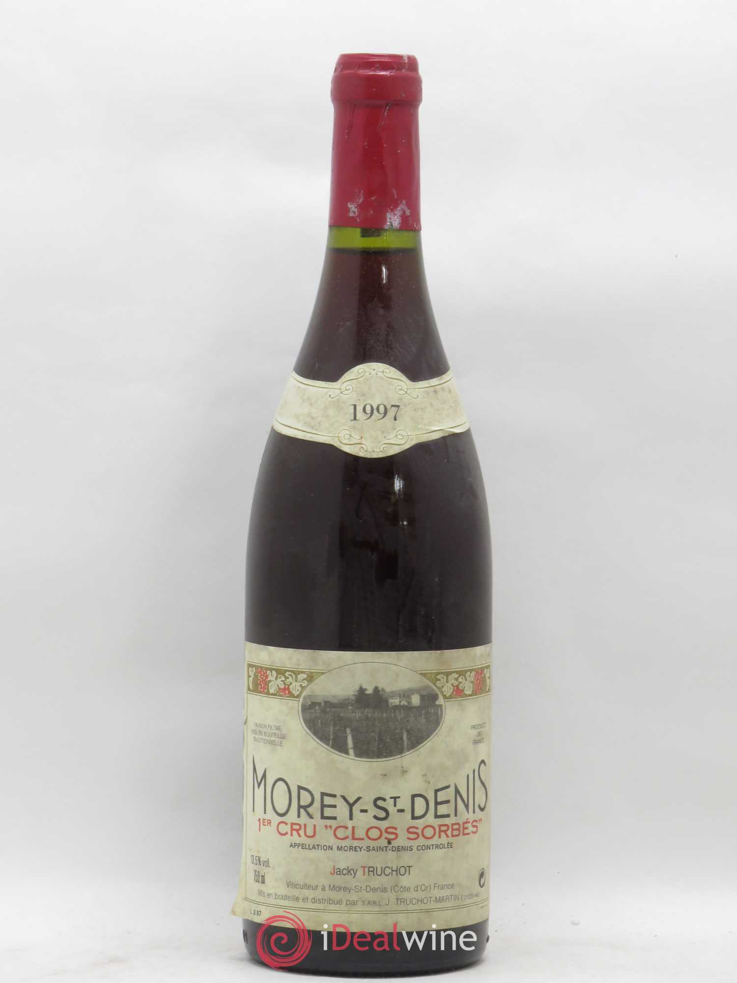 Morey-Saint-Denis 1er Cru Clos Sorbés Jacky Truchot 1997 - Lot de 1 bouteille - 0