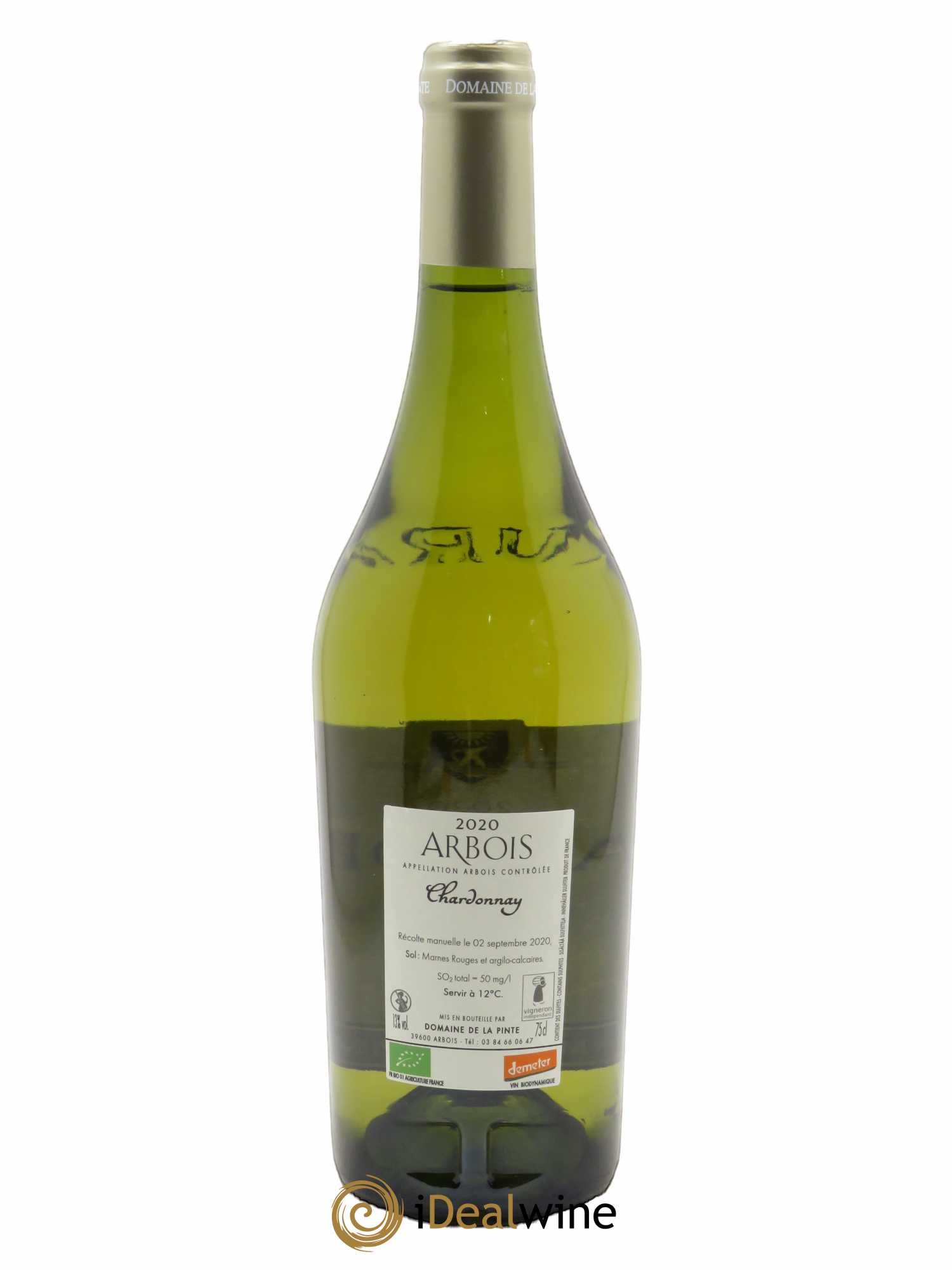 Arbois Chardonnay Domaine de la Pinte  2020 - Lot of 1 bottle - 1