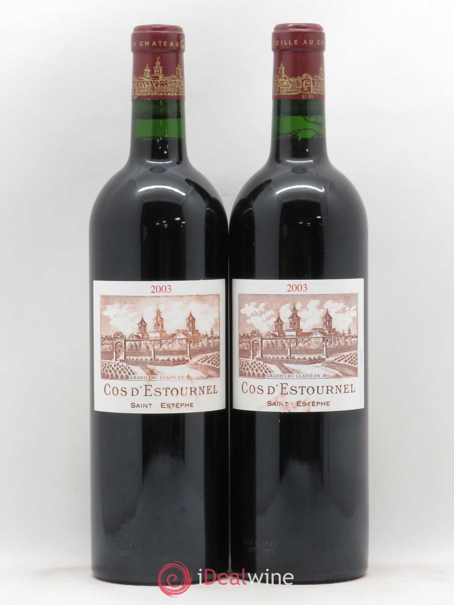 Cos d'Estournel 2ème Grand Cru Classé 2003 - Lot de 2 bouteilles - 0