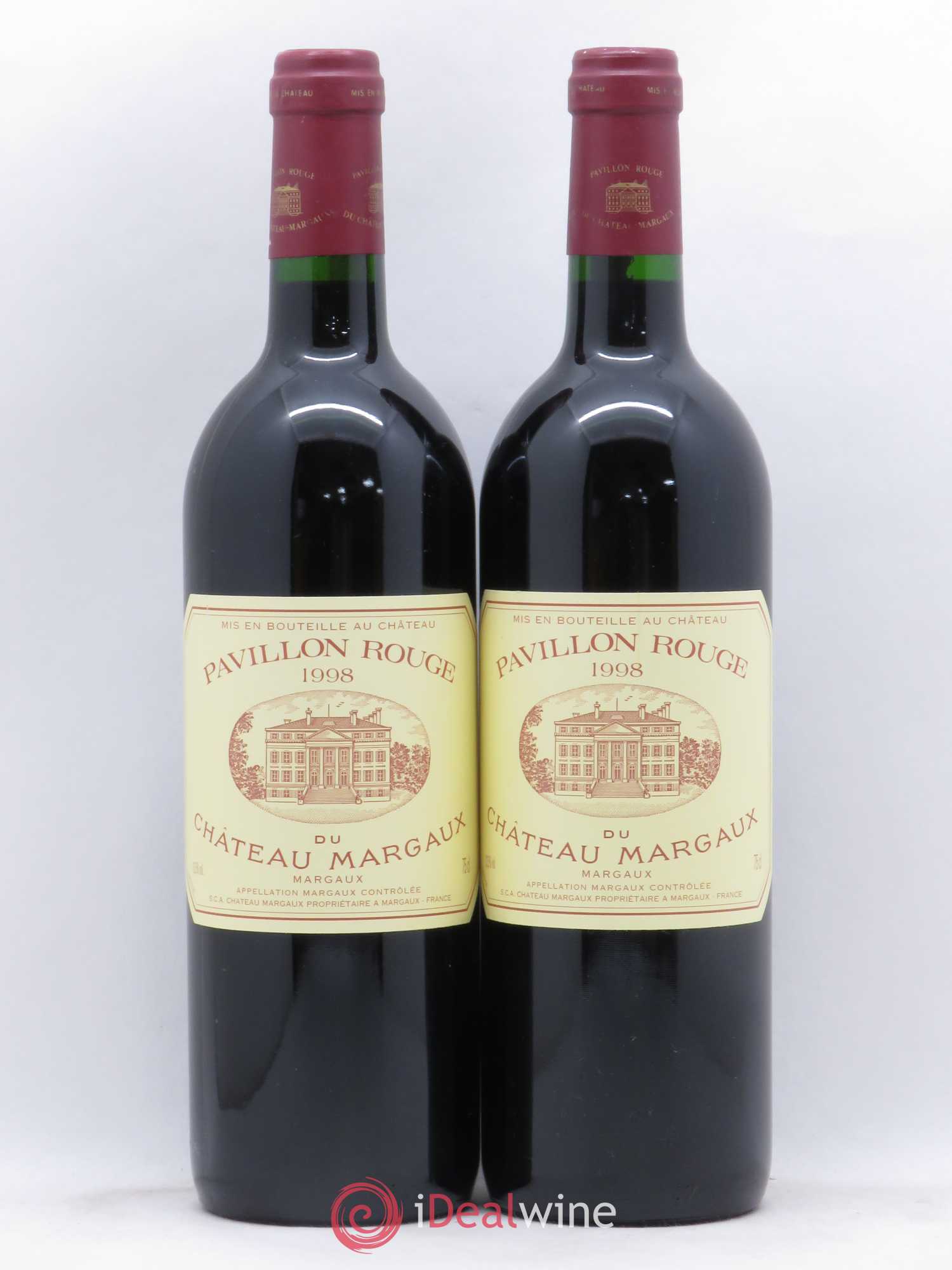 Pavillon Rouge du Château Margaux Second Vin 1998 - Lot de 2 bouteilles - 0