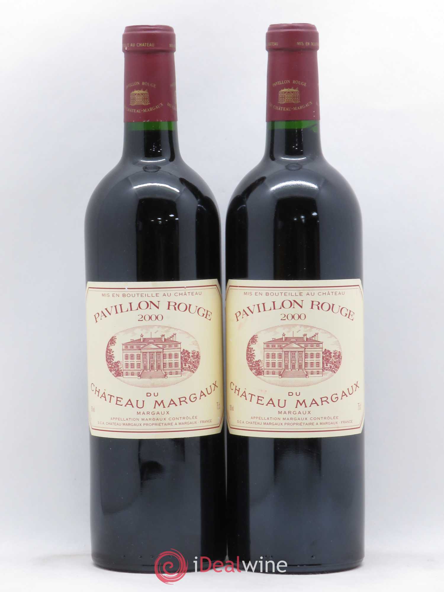 Pavillon Rouge du Château Margaux Second Vin 2000 - Lot de 2 bouteilles - 0
