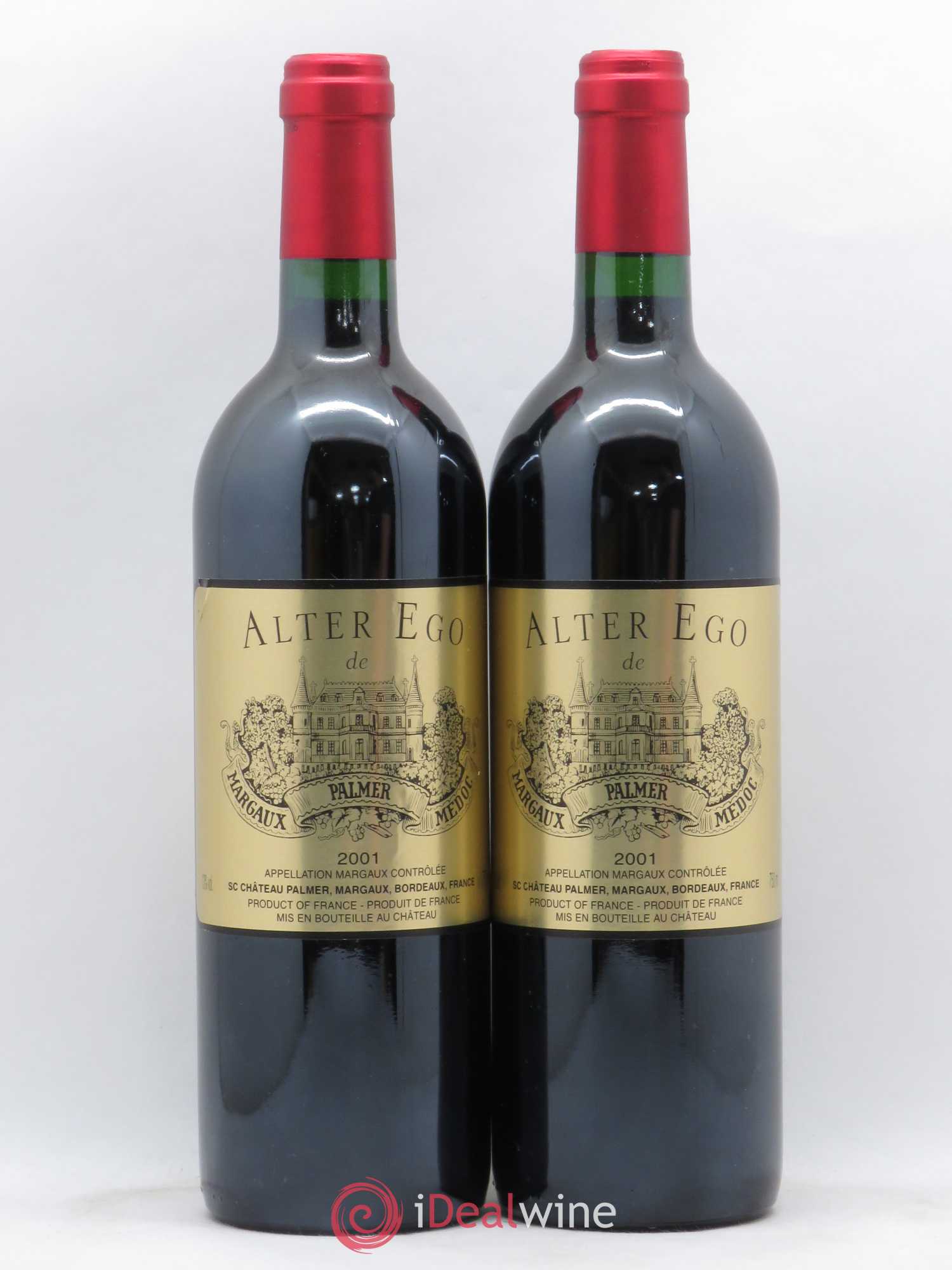 Alter Ego de Palmer Second Vin 2001 - Lot de 2 bouteilles - 0