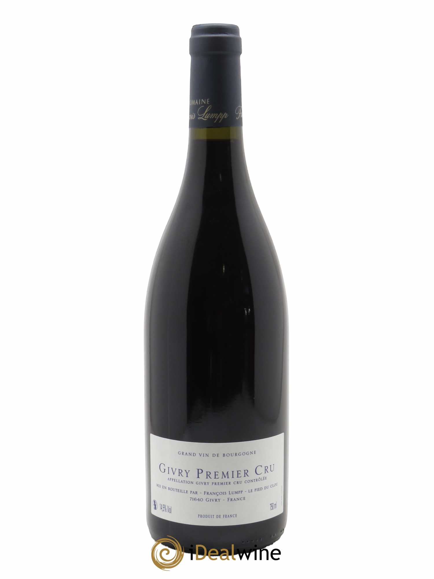 Givry 1er Cru Petit Marole François Lumpp (Domaine) 2020 - Lot of 1 bottle - 1