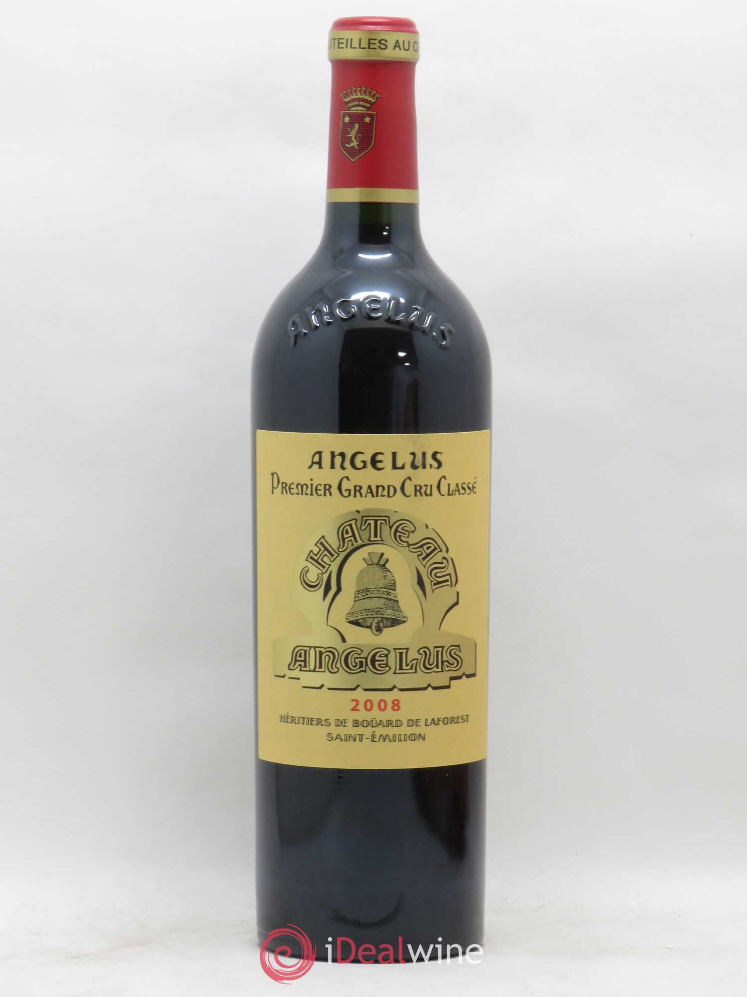 Château Angélus 1er Grand Cru Classé A 2008 - Lot de 1 bouteille - 0
