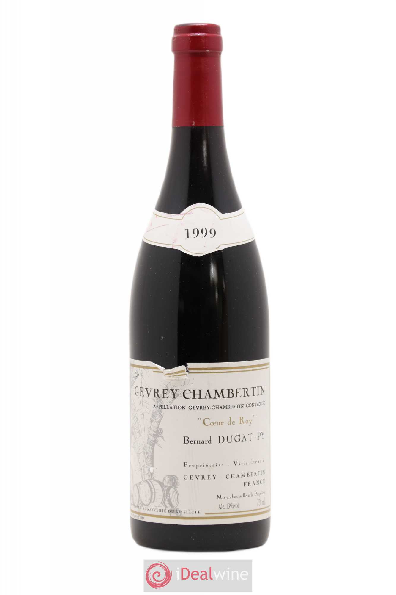Gevrey-Chambertin Coeur de Roy Très Vieilles Vignes Dugat-Py 1999 - Lot de 1 bouteille - 0